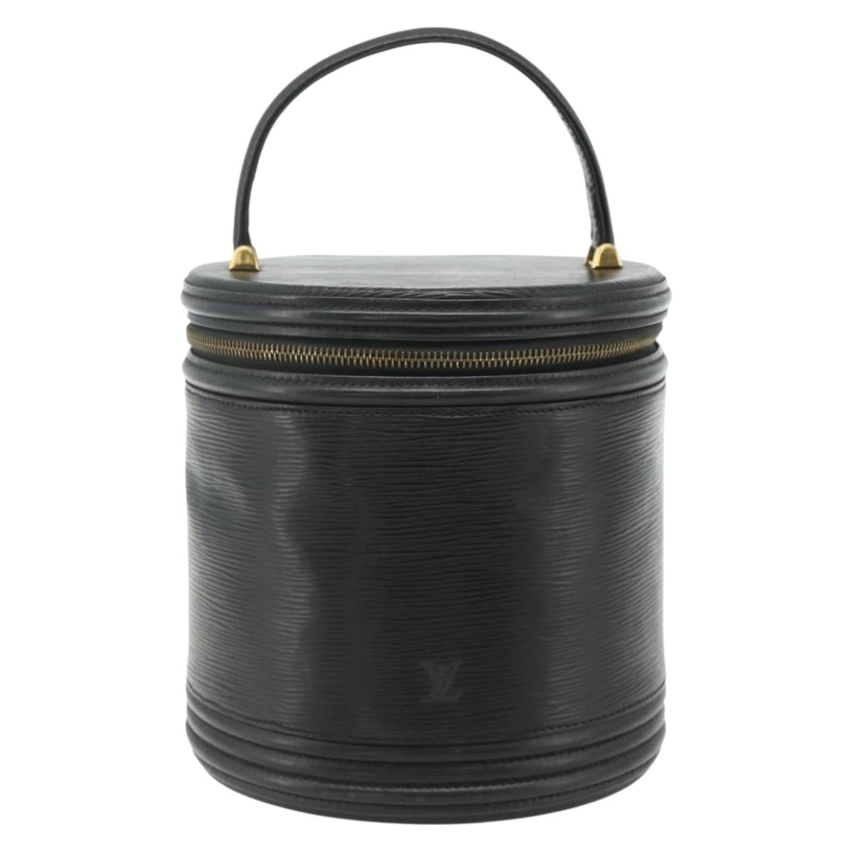 LOUIS VUITTON Epi Cannes Hand Bag Black M48032 LV Auth 178721