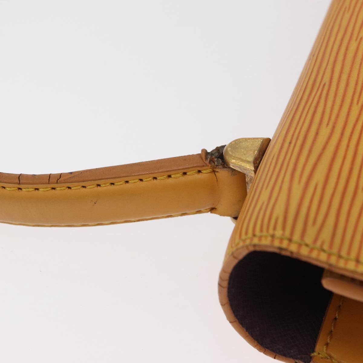 LOUIS VUITTON Epi Malesherbes Hand Bag Tassili Yellow Jonne M52379 Auth 178722