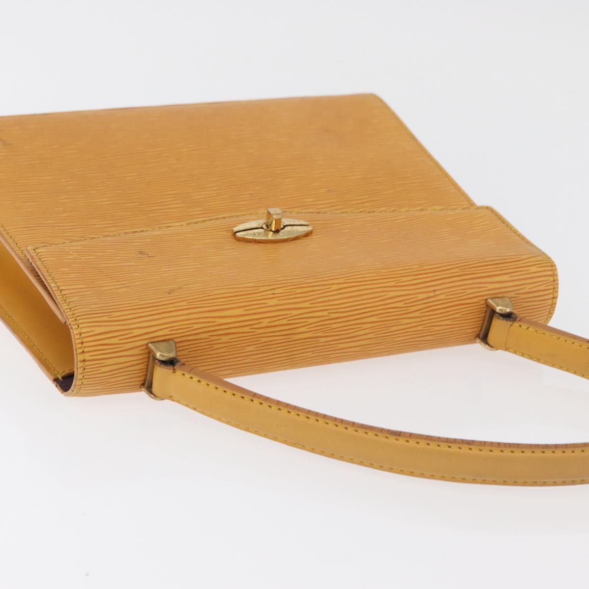 LOUIS VUITTON Epi Malesherbes Hand Bag Tassili Yellow Jonne M52379 Auth 178722
