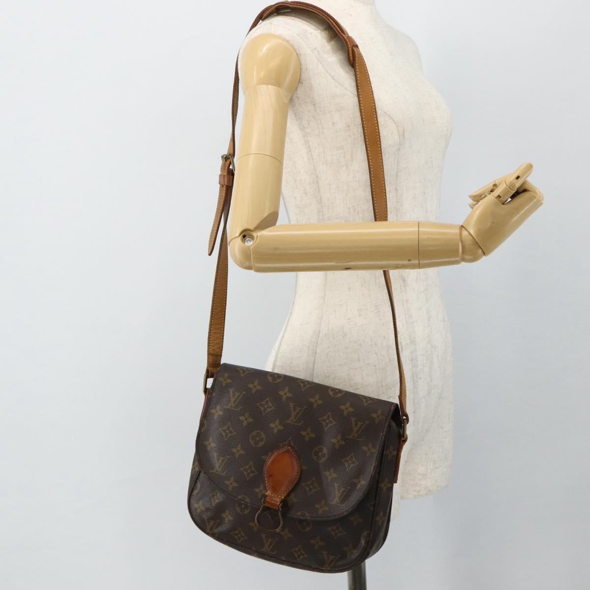LOUIS VUITTON Monogram Saint Cloud GM Shoulder Bag M51242 LV Auth 178756