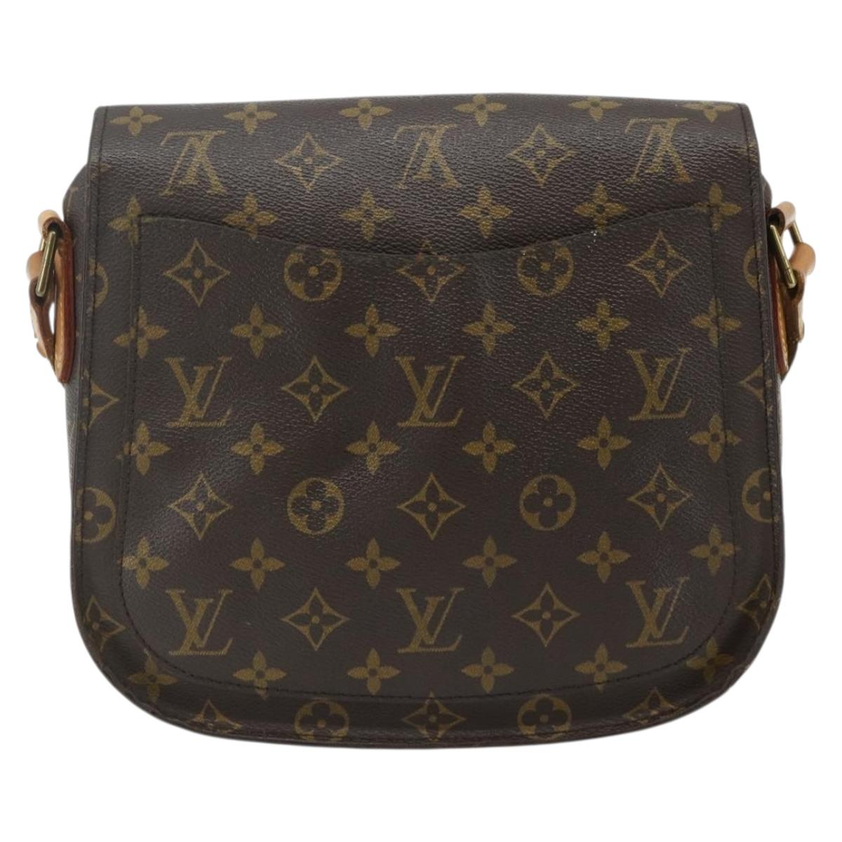 LOUIS VUITTON Monogram Saint Cloud GM Shoulder Bag M51242 LV Auth 178756
