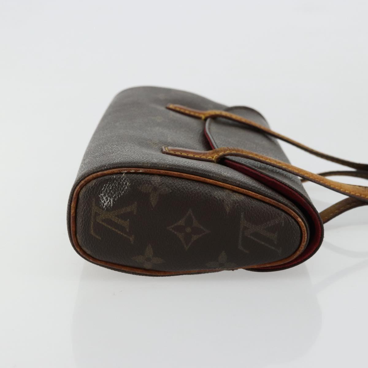 LOUIS VUITTON Monogram Sonatine Hand Bag M51902 LV Auth 178760
