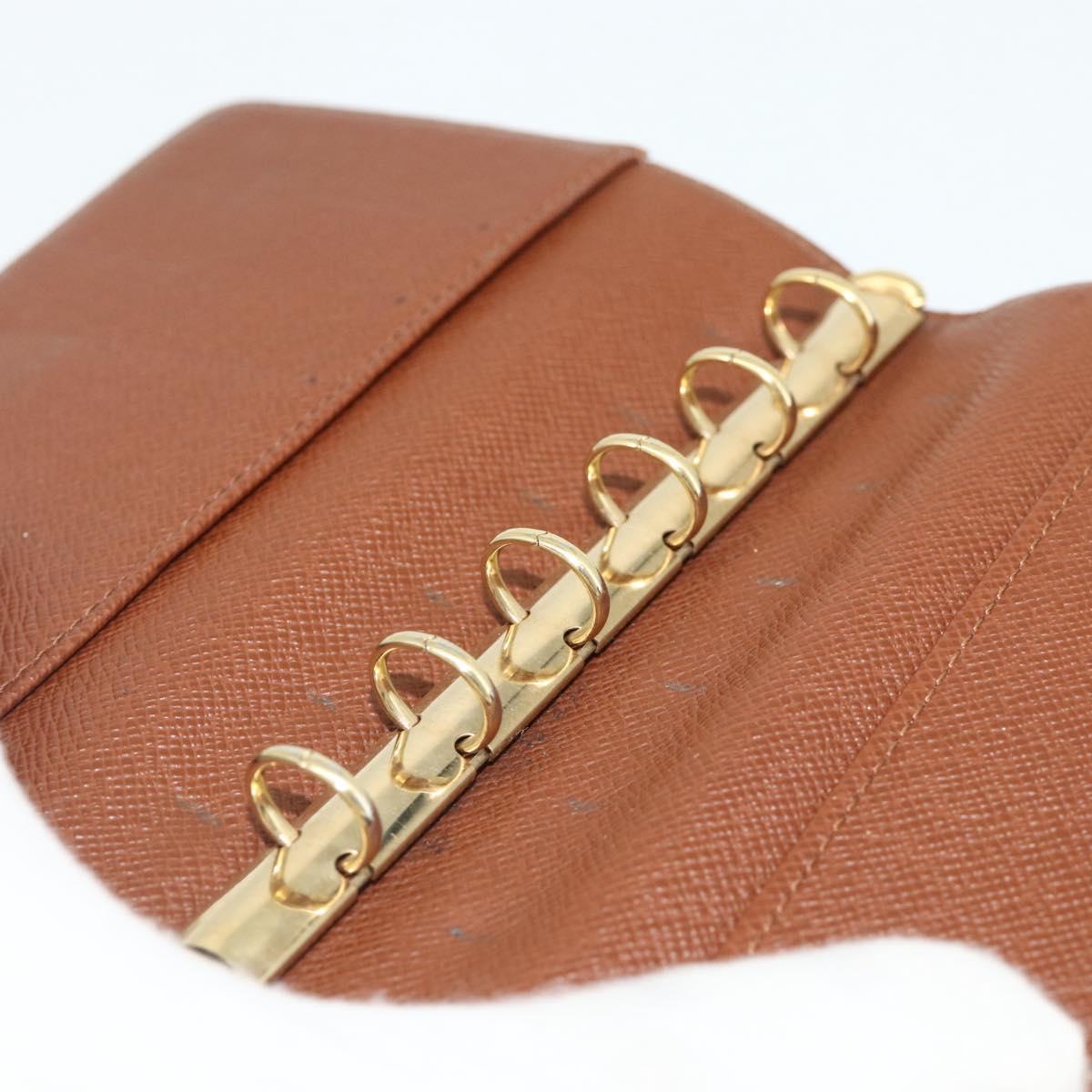 LOUIS VUITTON Monogram Agenda PM Day Planner Cover R20005 LV Auth 178786