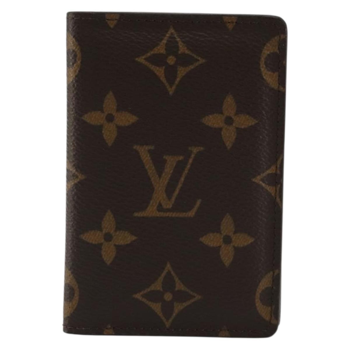 LOUIS VUITTON Monogram Organizer De Poch Card Case M60502 LV Auth 178787A