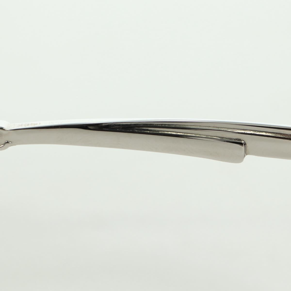 CHANEL COCO Mark Sunglasses plastic White CC Auth 178794M