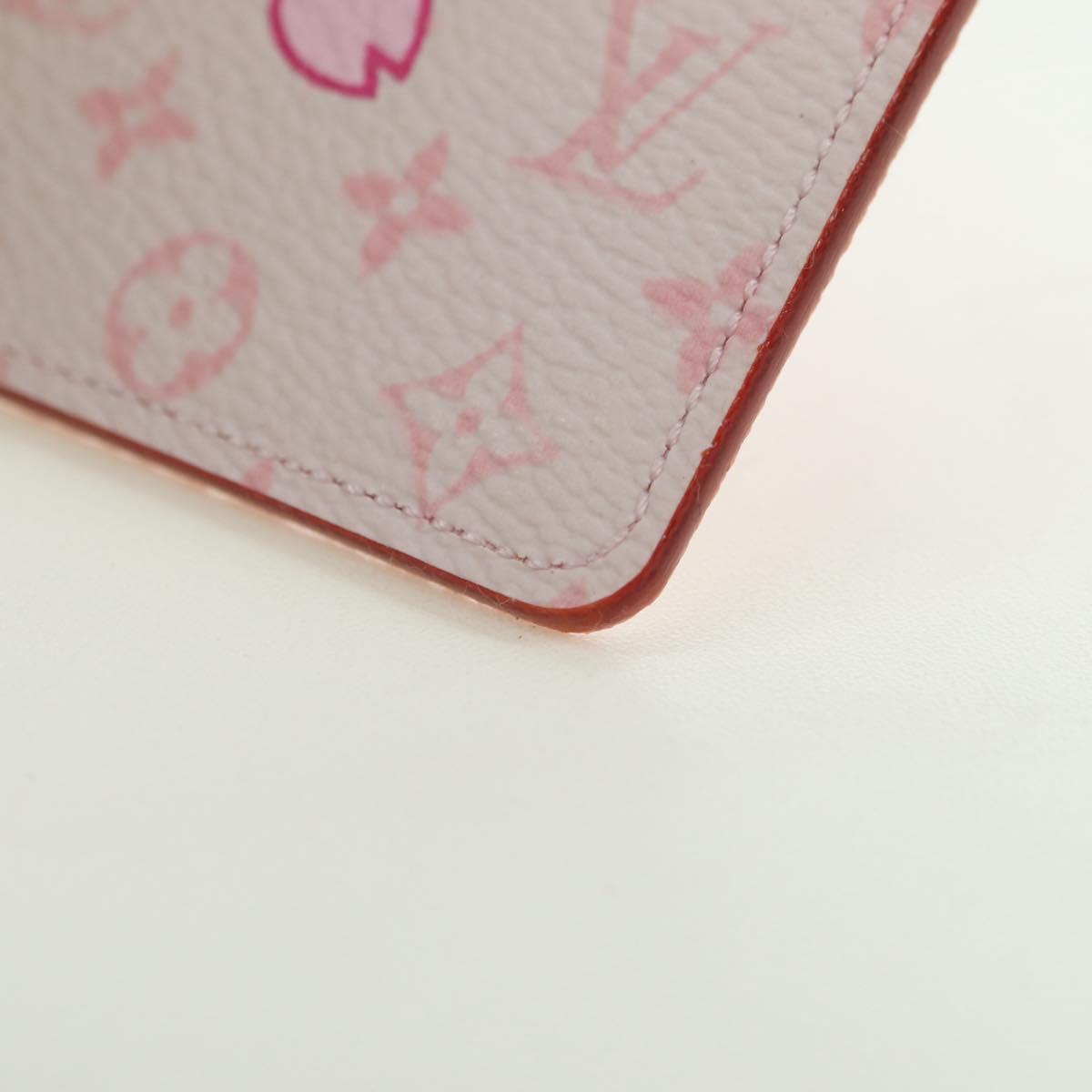 LOUIS VUITTON Monogram Cherry Blossom Etui Mirror Pink M92019 LV Auth 178799SAV