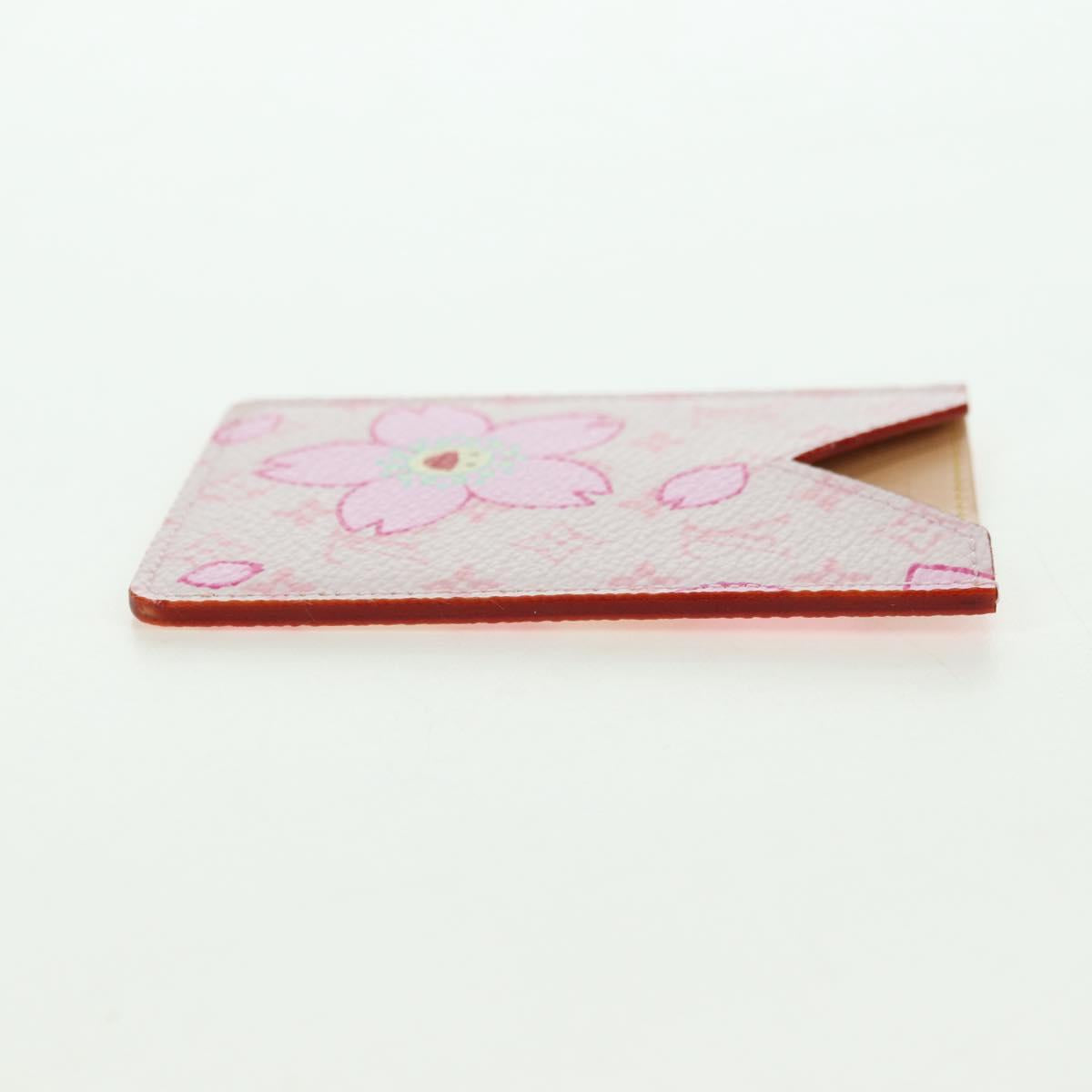 LOUIS VUITTON Monogram Cherry Blossom Etui Mirror Pink M92019 LV Auth 178799SAV