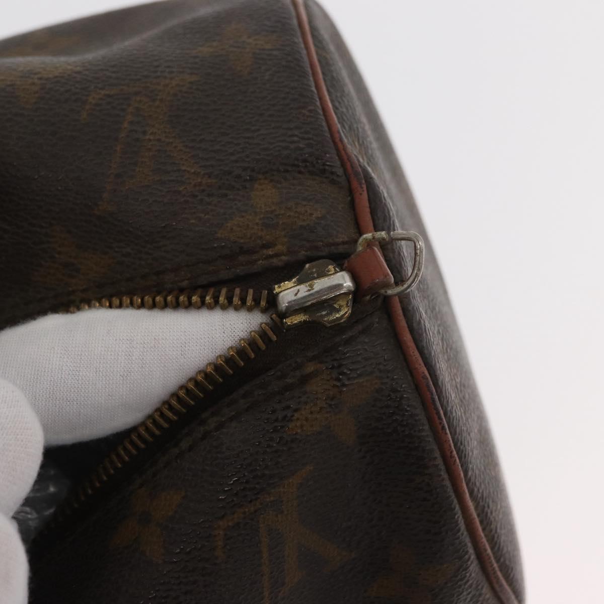 LOUIS VUITTON Monogram Papillon 30 Hand Bag M51385 LV Auth 178831