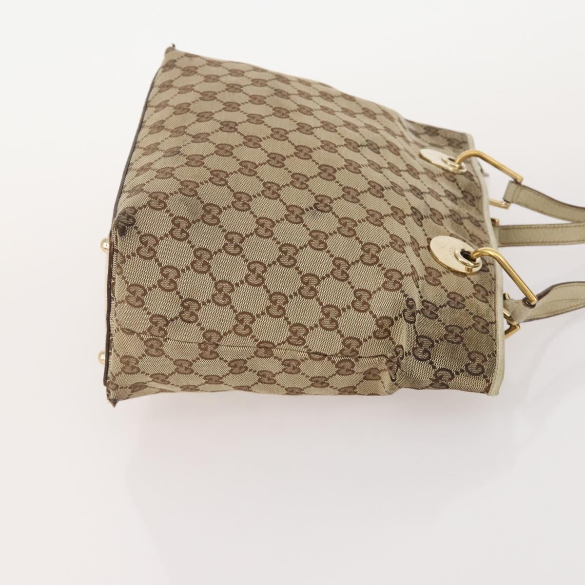 GUCCI GG Canvas Tote Bag 4 Set Beige Auth 178852