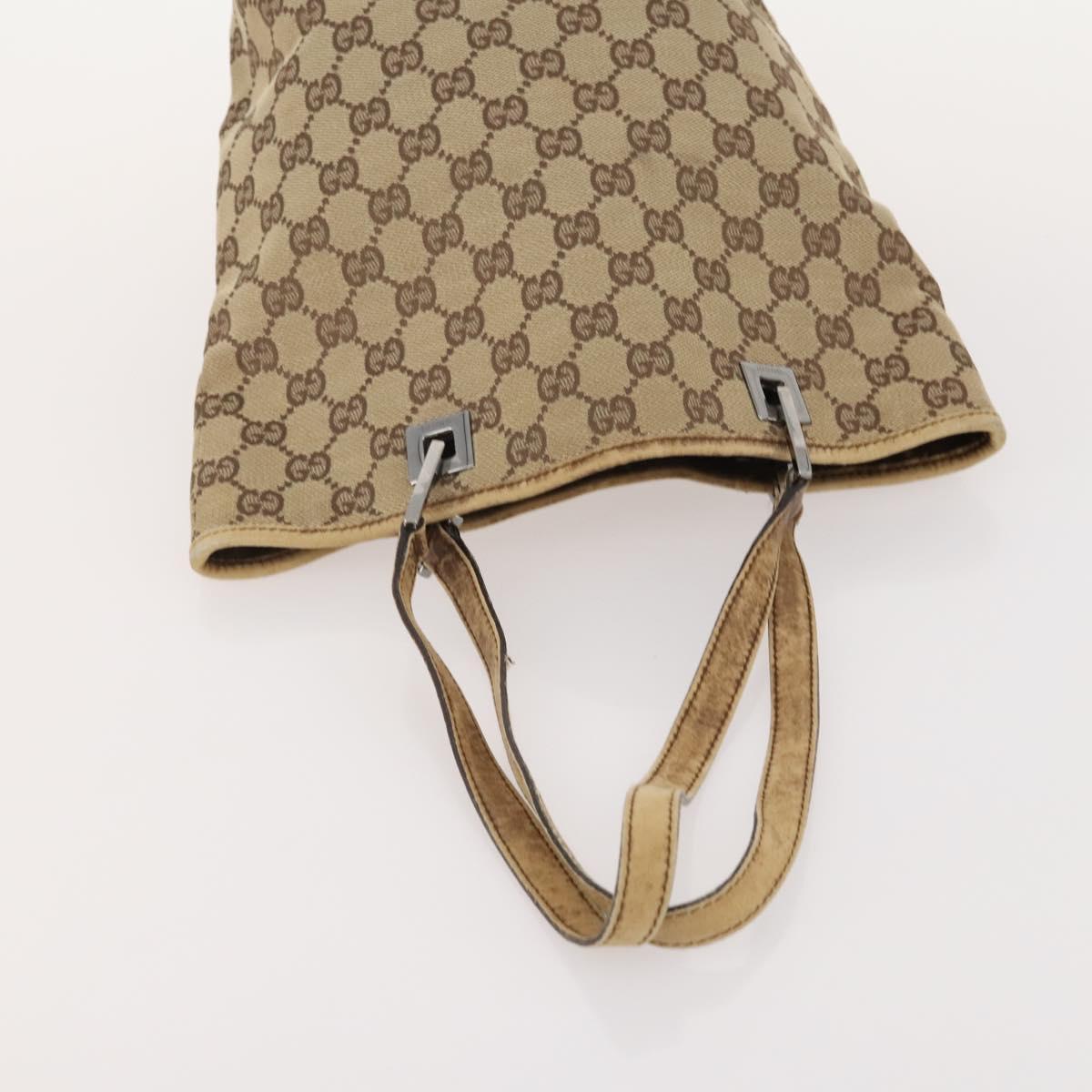 GUCCI GG Canvas Tote Bag 4 Set Beige Auth 178852
