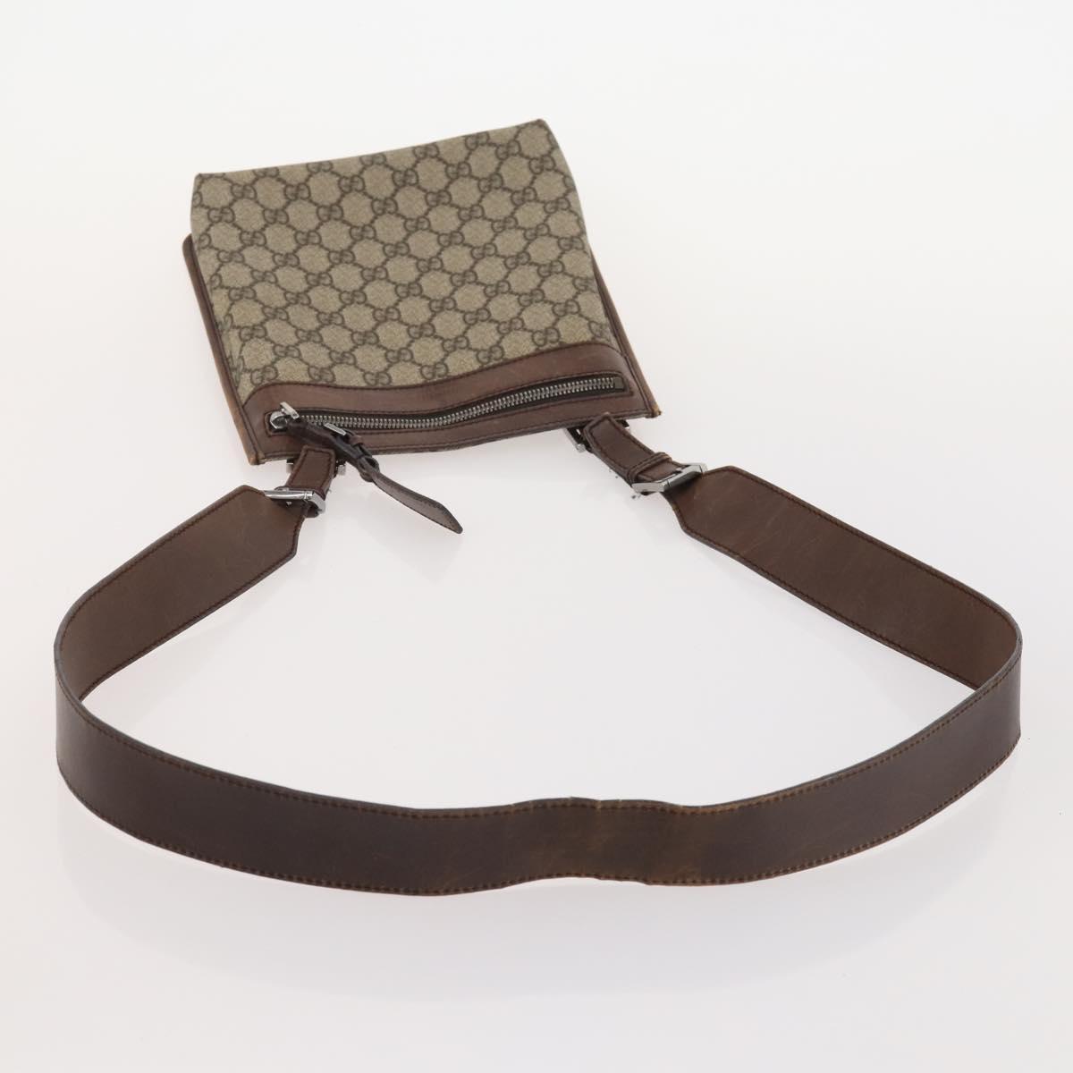GUCCI GG Canvas Shoulder Bag 4 Set Black Beige Auth 178854