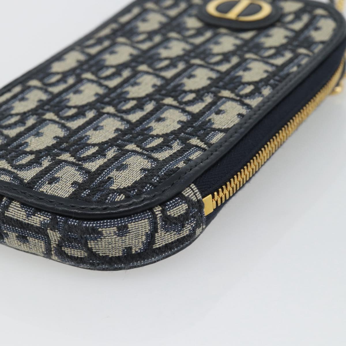 Christian Dior Trotter Canvas Phone Holder Chain Montagne 30 2way Auth 178864M