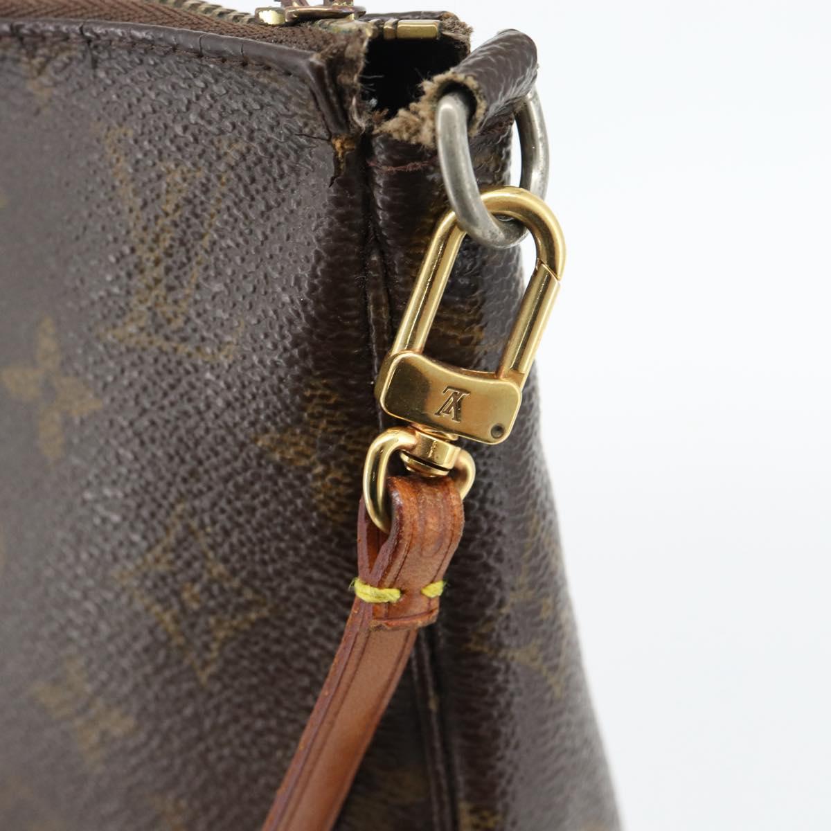 LOUIS VUITTON Monogram Pochette Accessoires Accessory Pouch M51980 Auth 178875