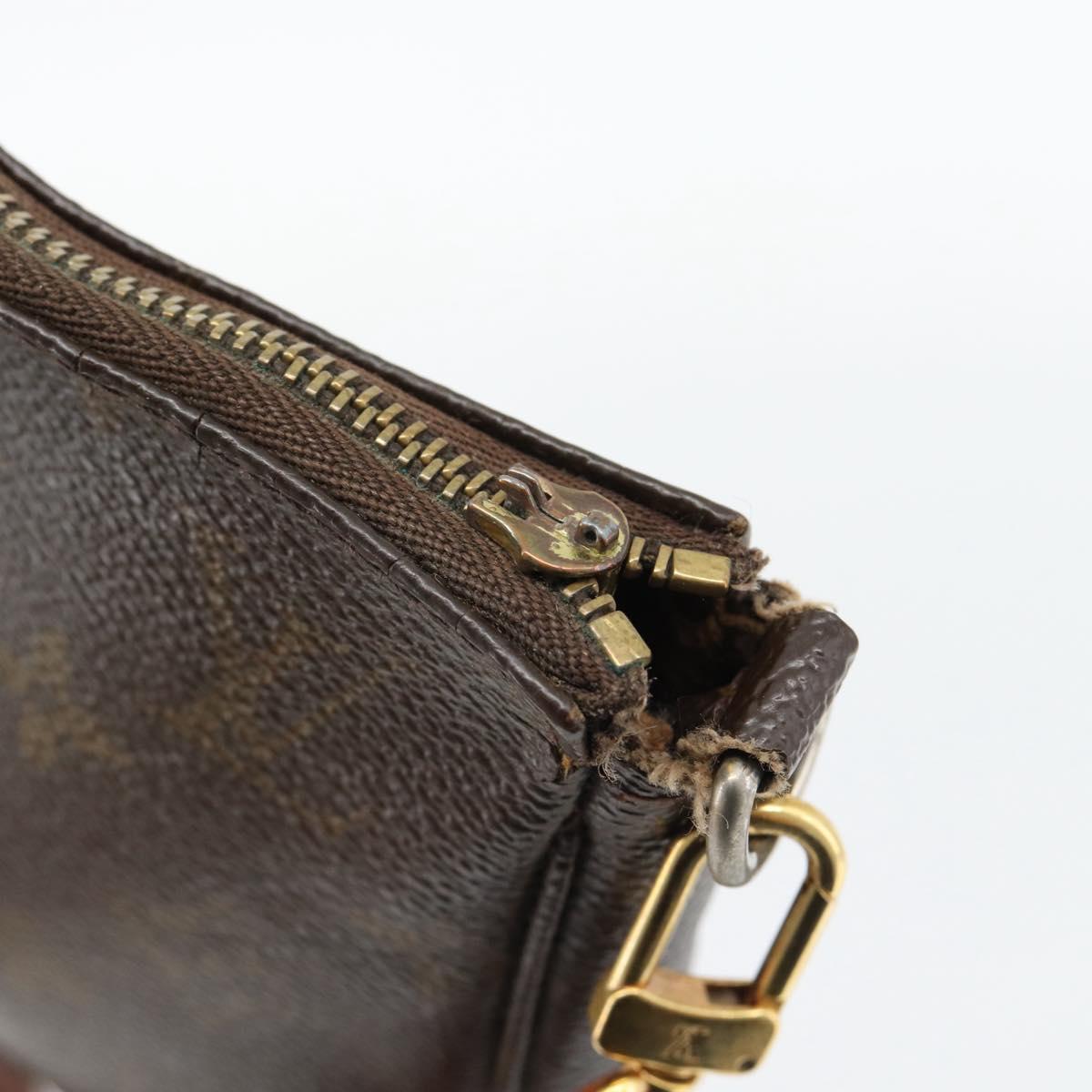 LOUIS VUITTON Monogram Pochette Accessoires Accessory Pouch M51980 Auth 178875