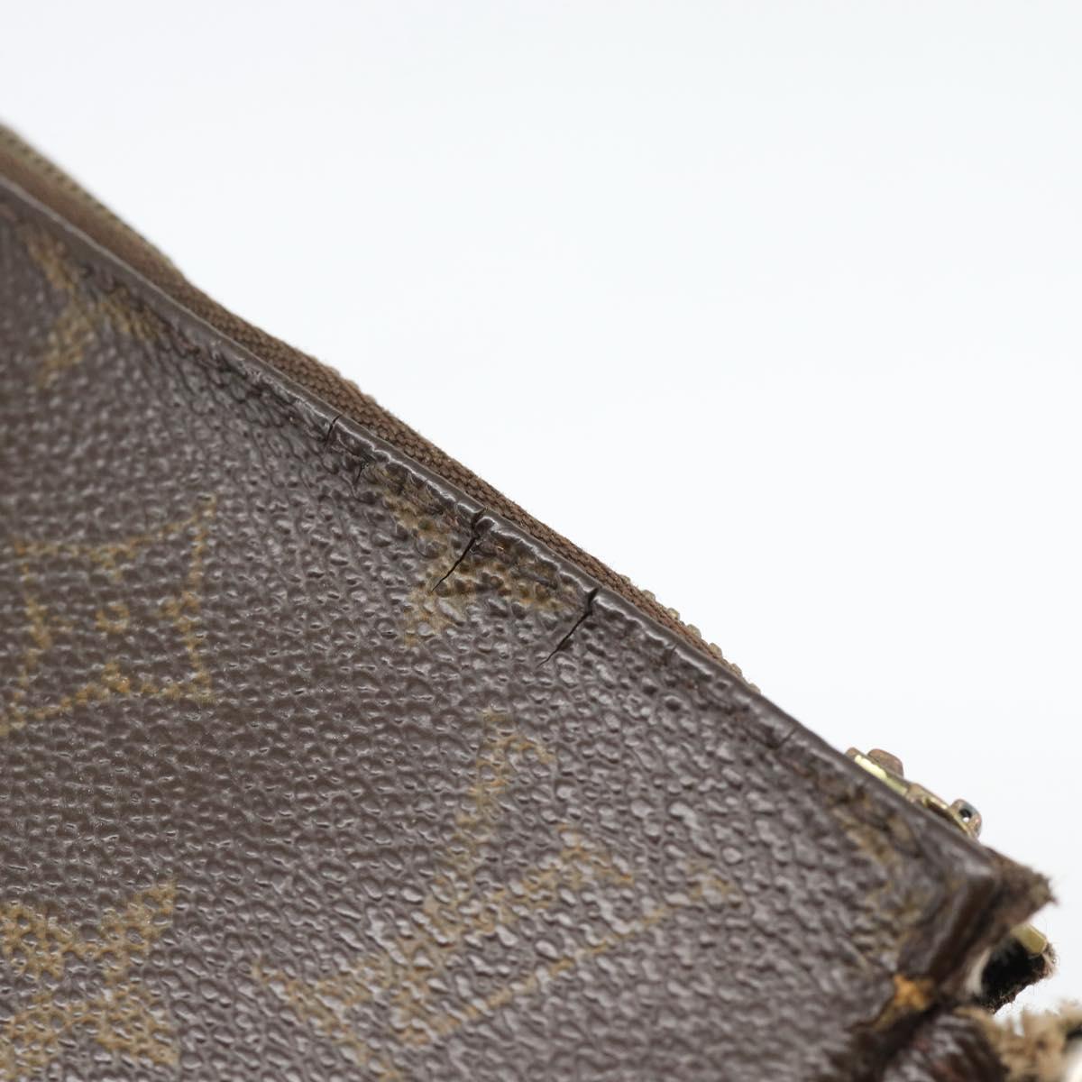 LOUIS VUITTON Monogram Pochette Accessoires Accessory Pouch M51980 Auth 178875