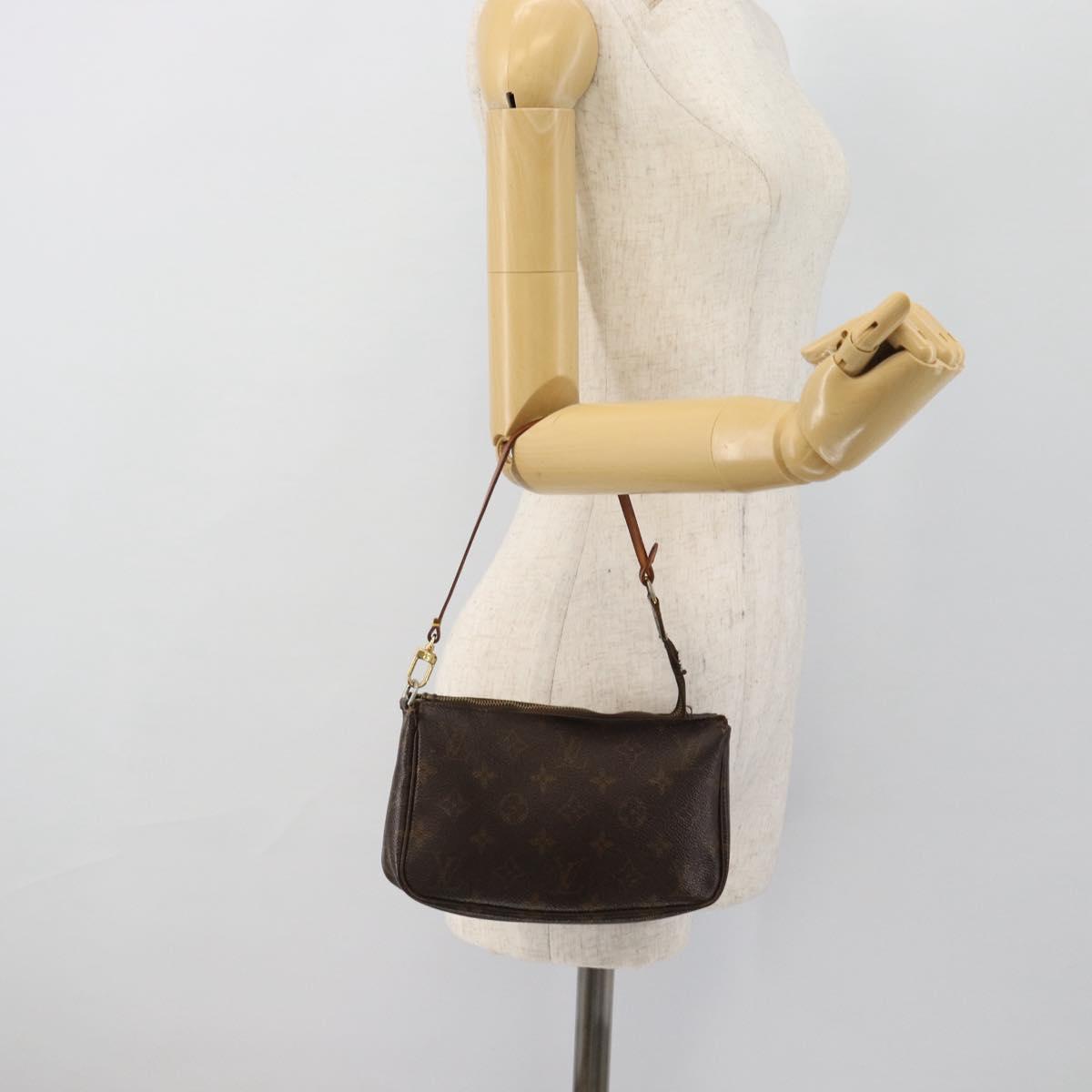 LOUIS VUITTON Monogram Pochette Accessoires Accessory Pouch M51980 Auth 178875
