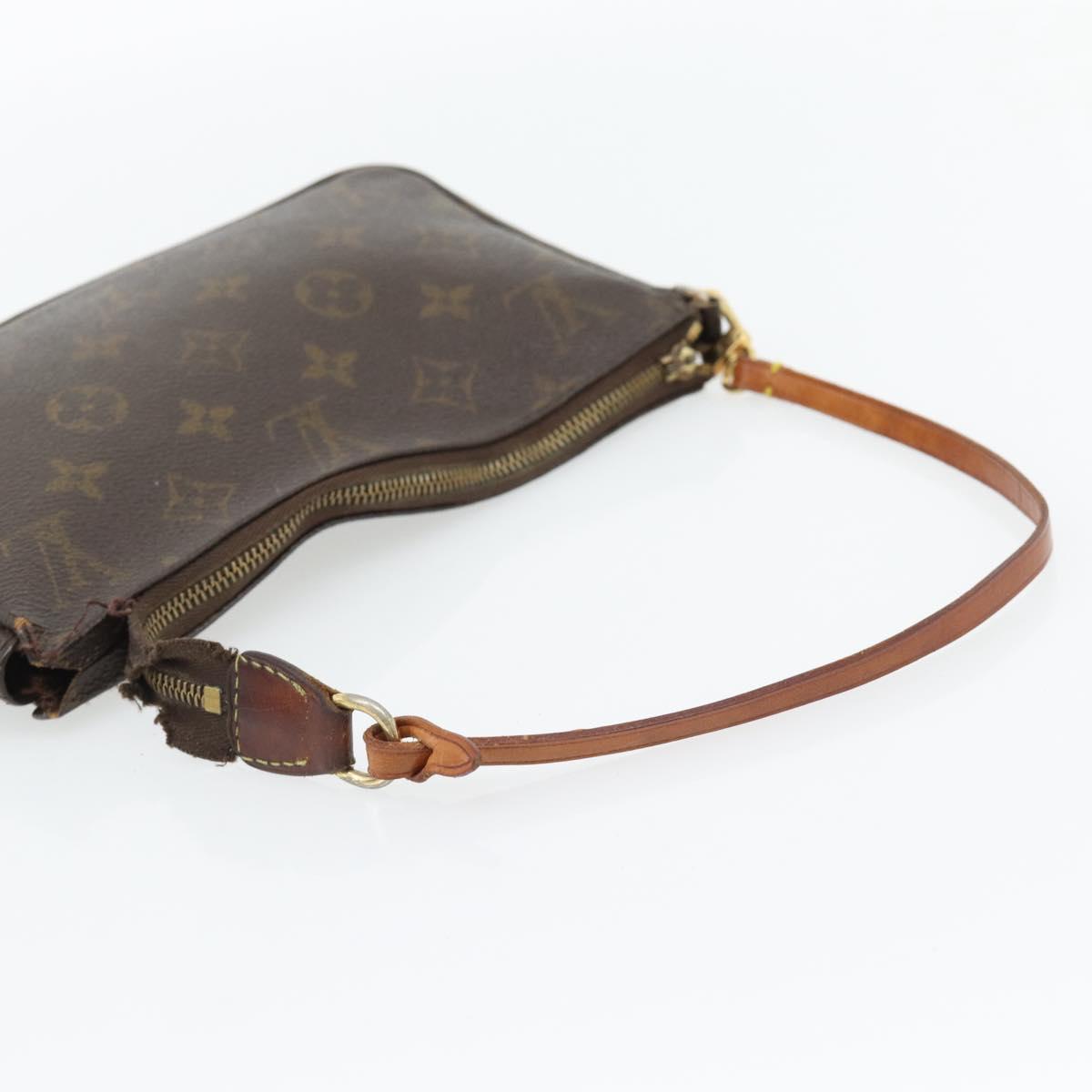 LOUIS VUITTON Monogram Pochette Accessoires Accessory Pouch M51980 Auth 178875