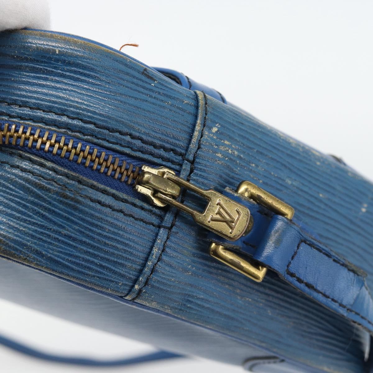 LOUIS VUITTON Epi Trocadero 27 Shoulder Bag Blue M52315 LV Auth 178883