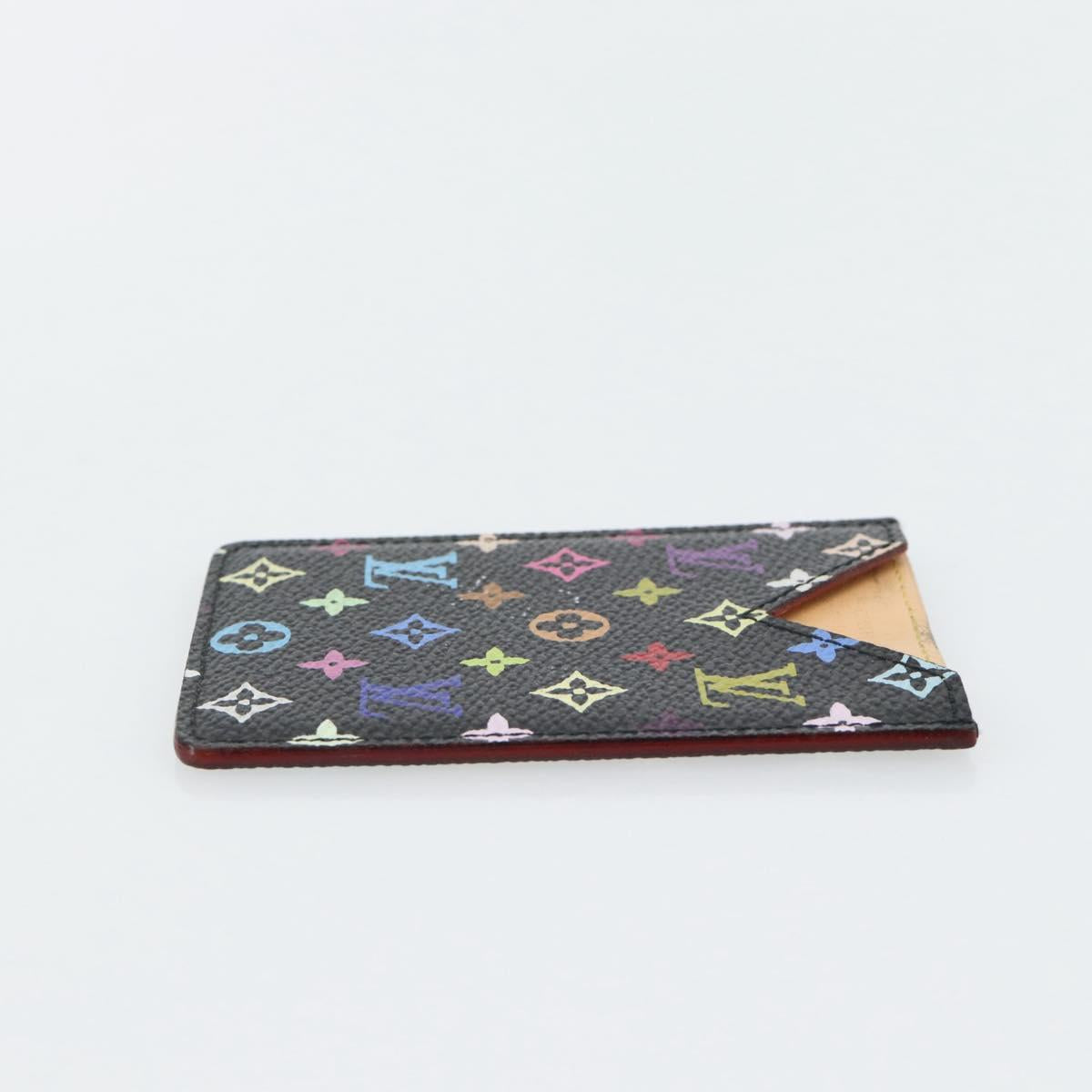 LOUIS VUITTON Monogram Multicolor Etui Miroir Mirror Black M92651 Auth 178885A