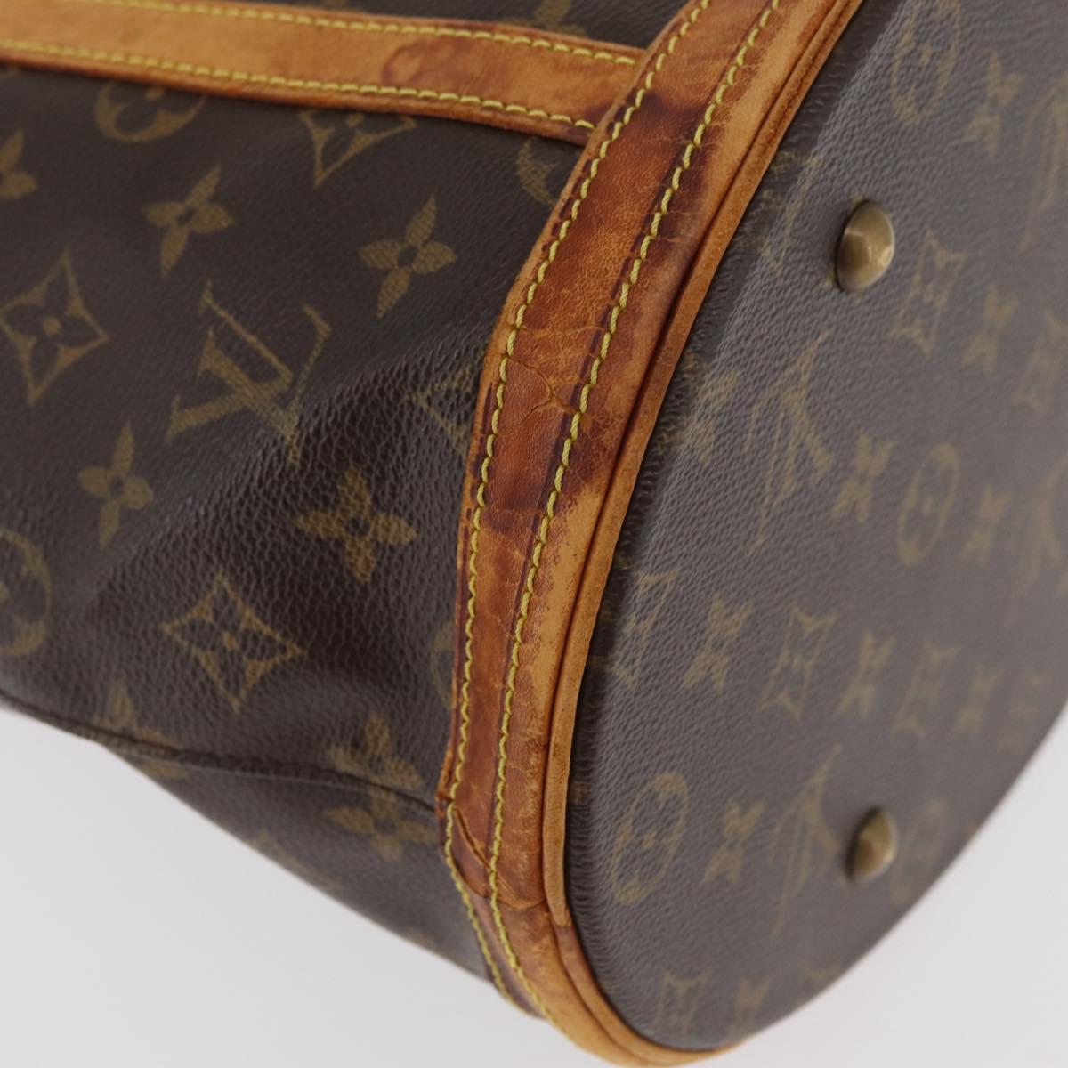 LOUIS VUITTON Monogram Bucket GM Shoulder Bag M42236 LV Auth 178888