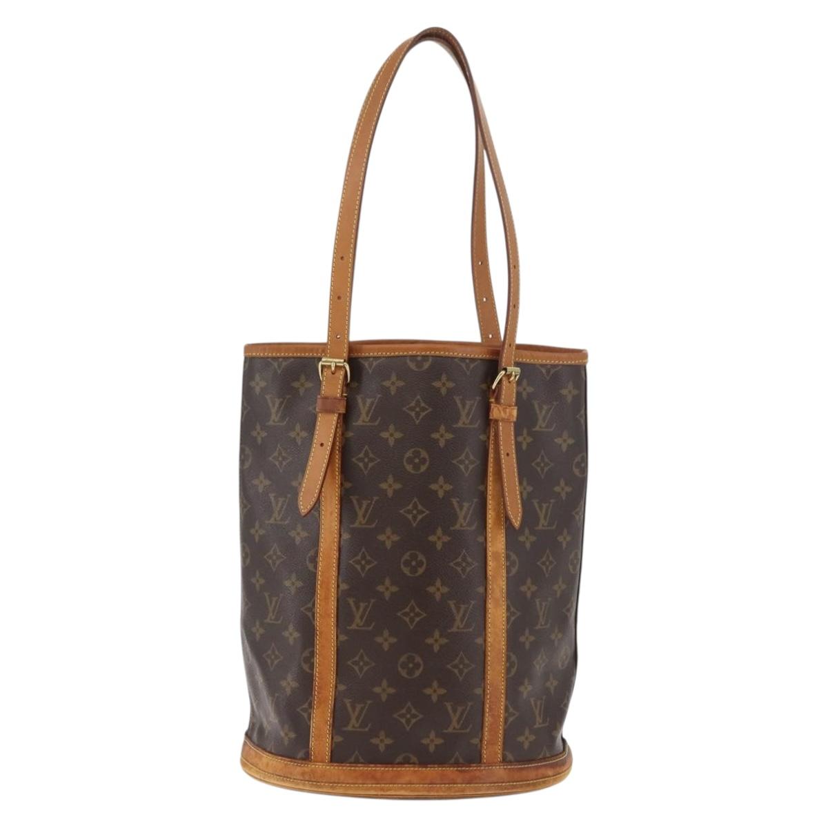 LOUIS VUITTON Monogram Bucket GM Shoulder Bag M42236 LV Auth 178888