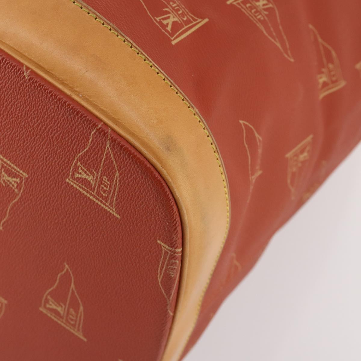 LOUIS VUITTON LV Cup Suck Marine Bag PVC Leather Aboganie M80022 LV Auth 178901