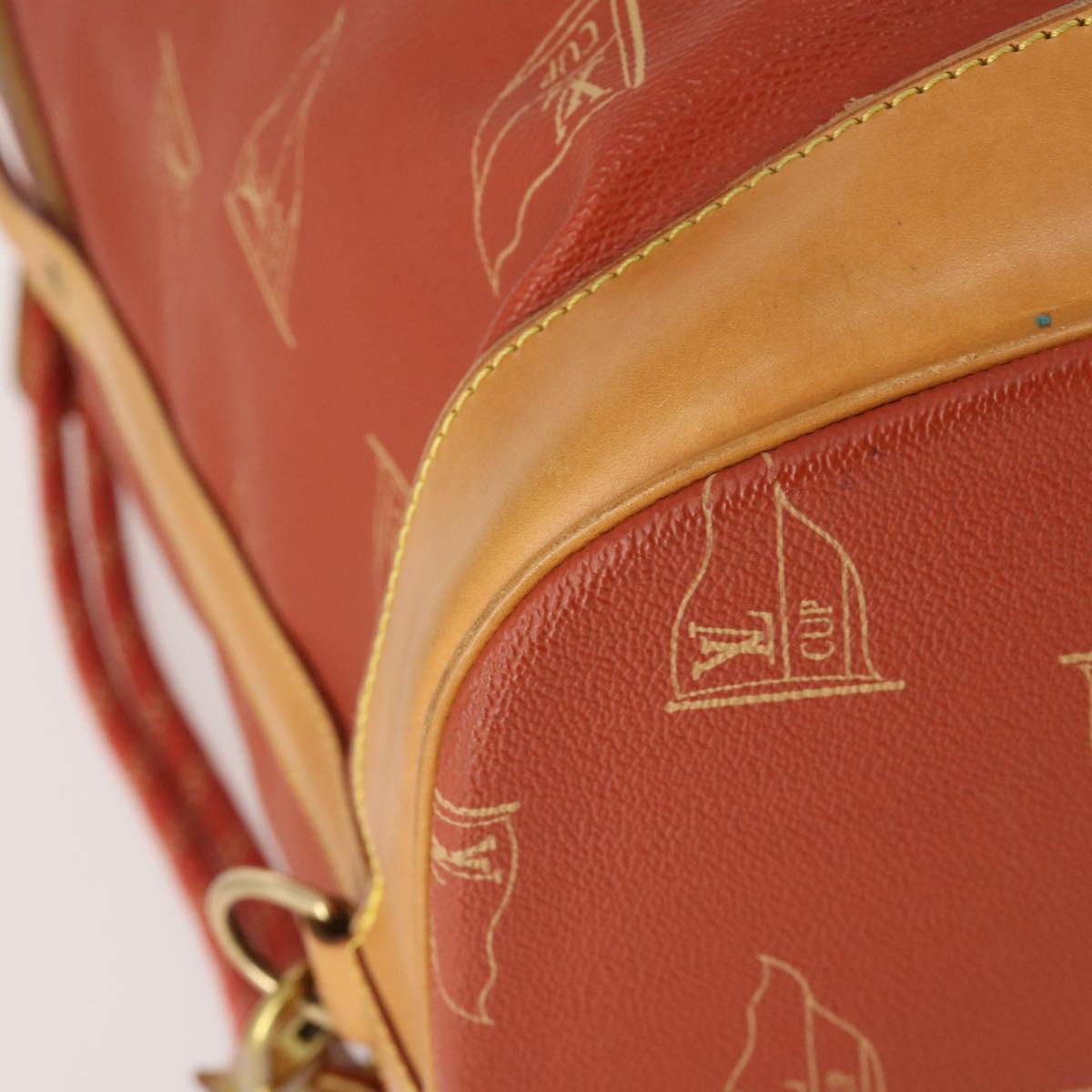 LOUIS VUITTON LV Cup Suck Marine Bag PVC Leather Aboganie M80022 LV Auth 178901