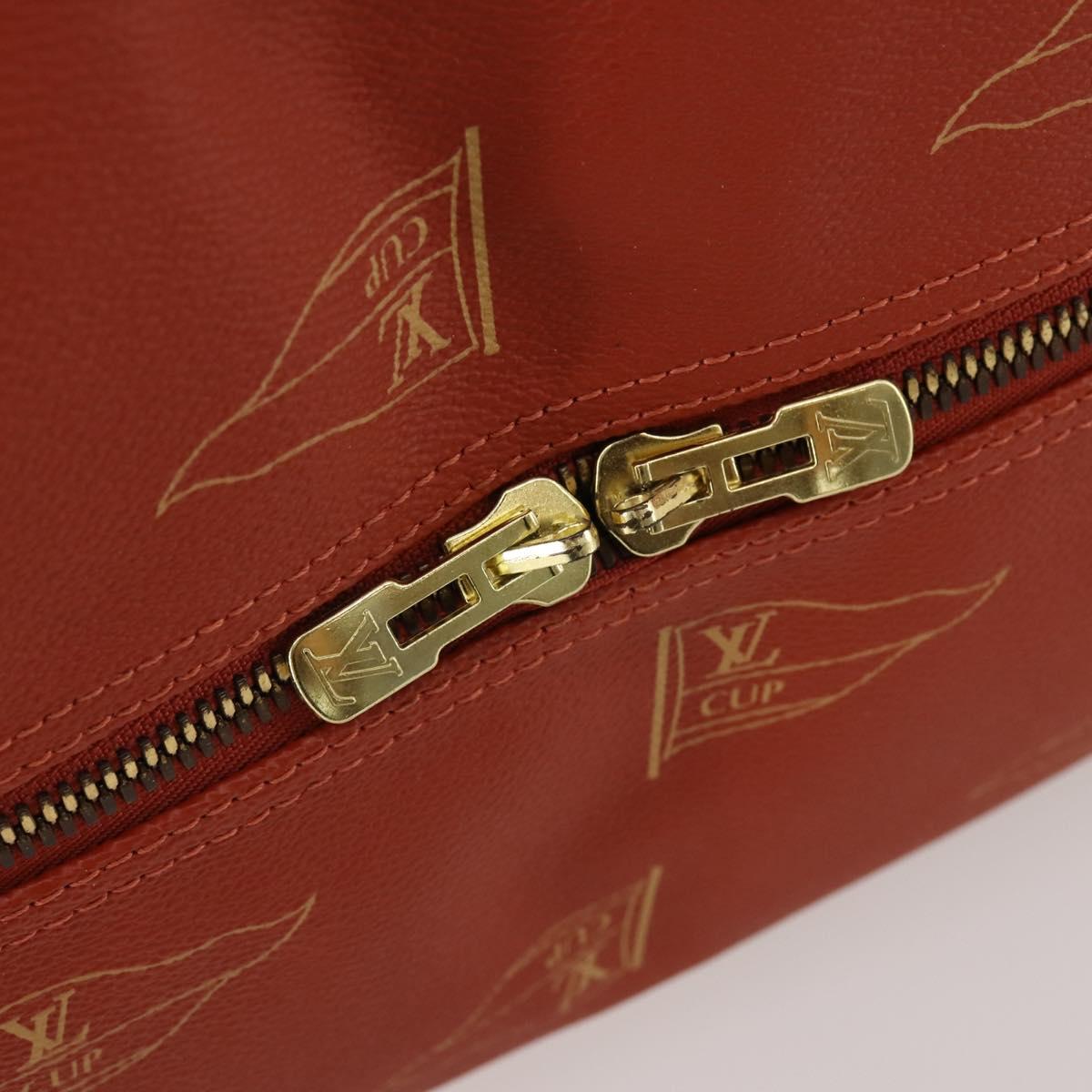 LOUIS VUITTON LV Cup Suck Marine Bag PVC Leather Aboganie M80022 LV Auth 178901