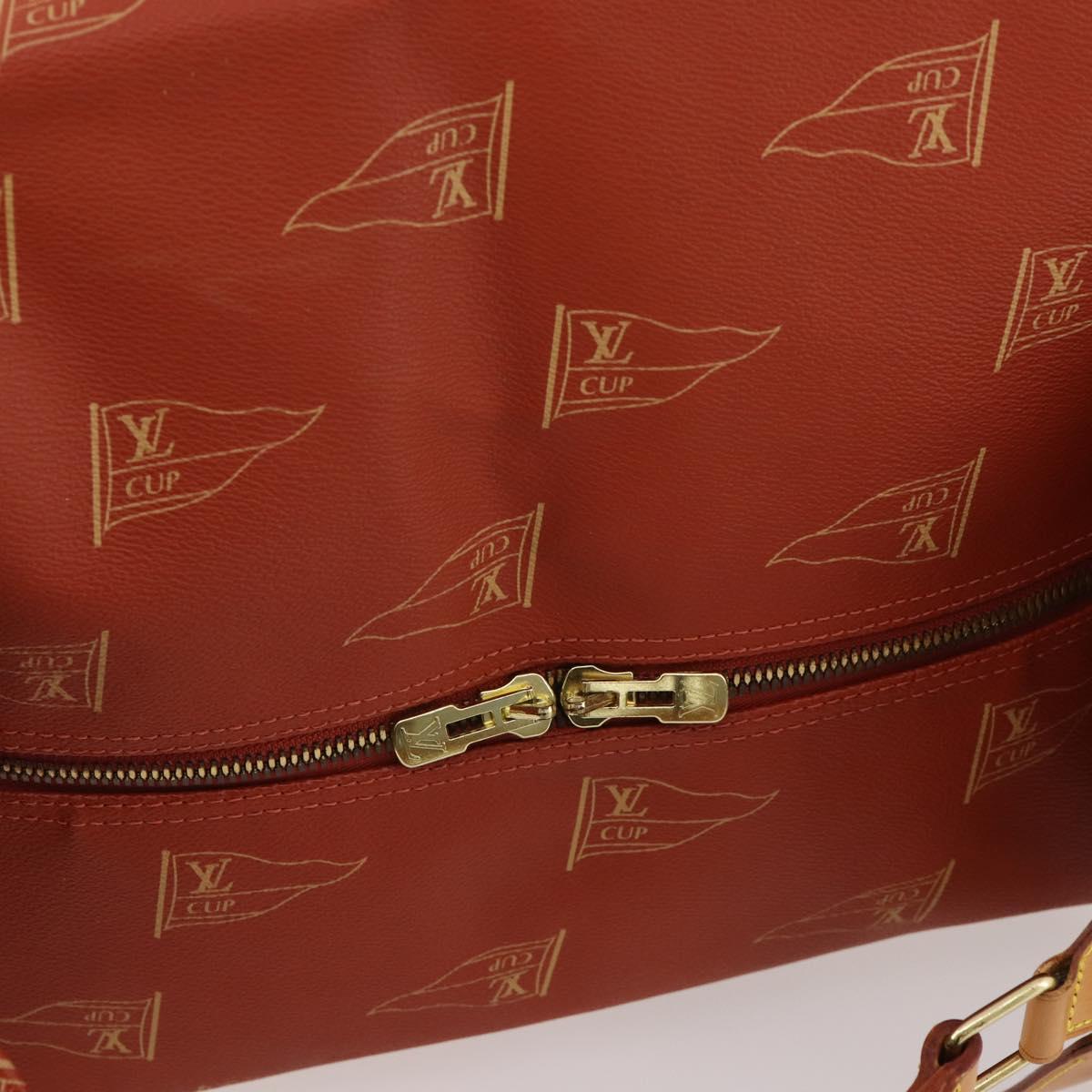 LOUIS VUITTON LV Cup Suck Marine Bag PVC Leather Aboganie M80022 LV Auth 178901