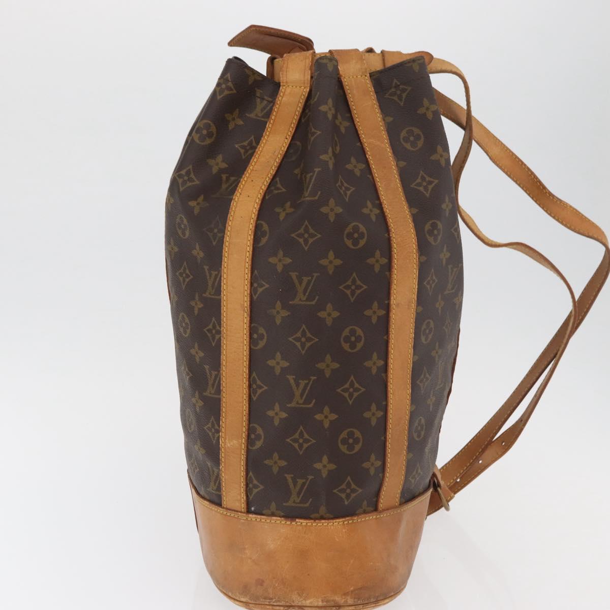 LOUIS VUITTON Monogram Randonnee GM Shoulder Bag M42244 LV Auth 178906