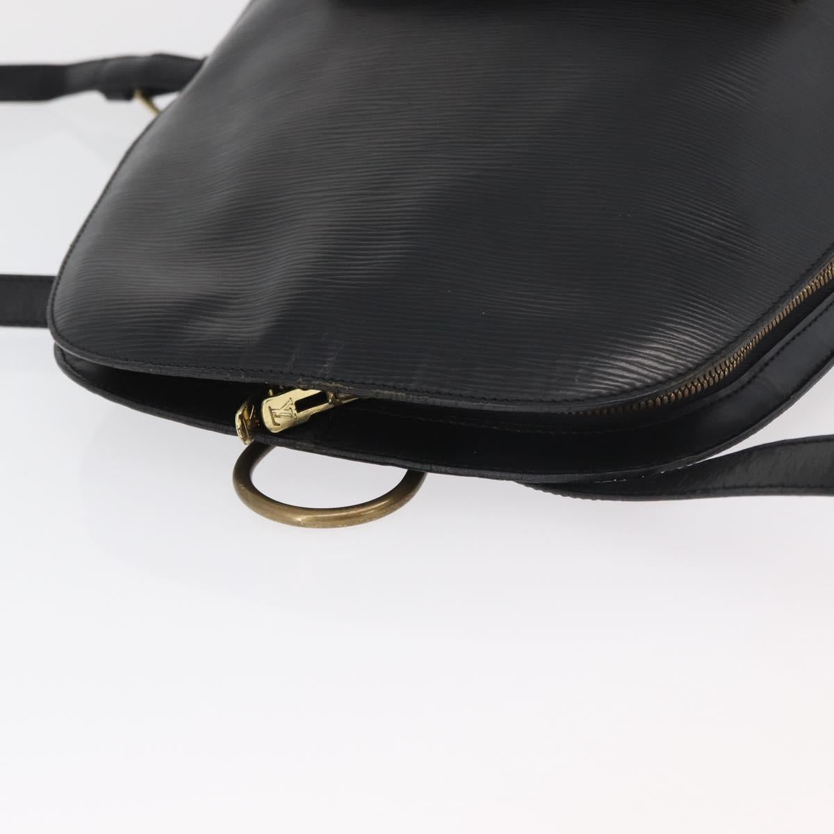 LOUIS VUITTON Epi Gobelins Backpack Black M52292 LV Auth 178907
