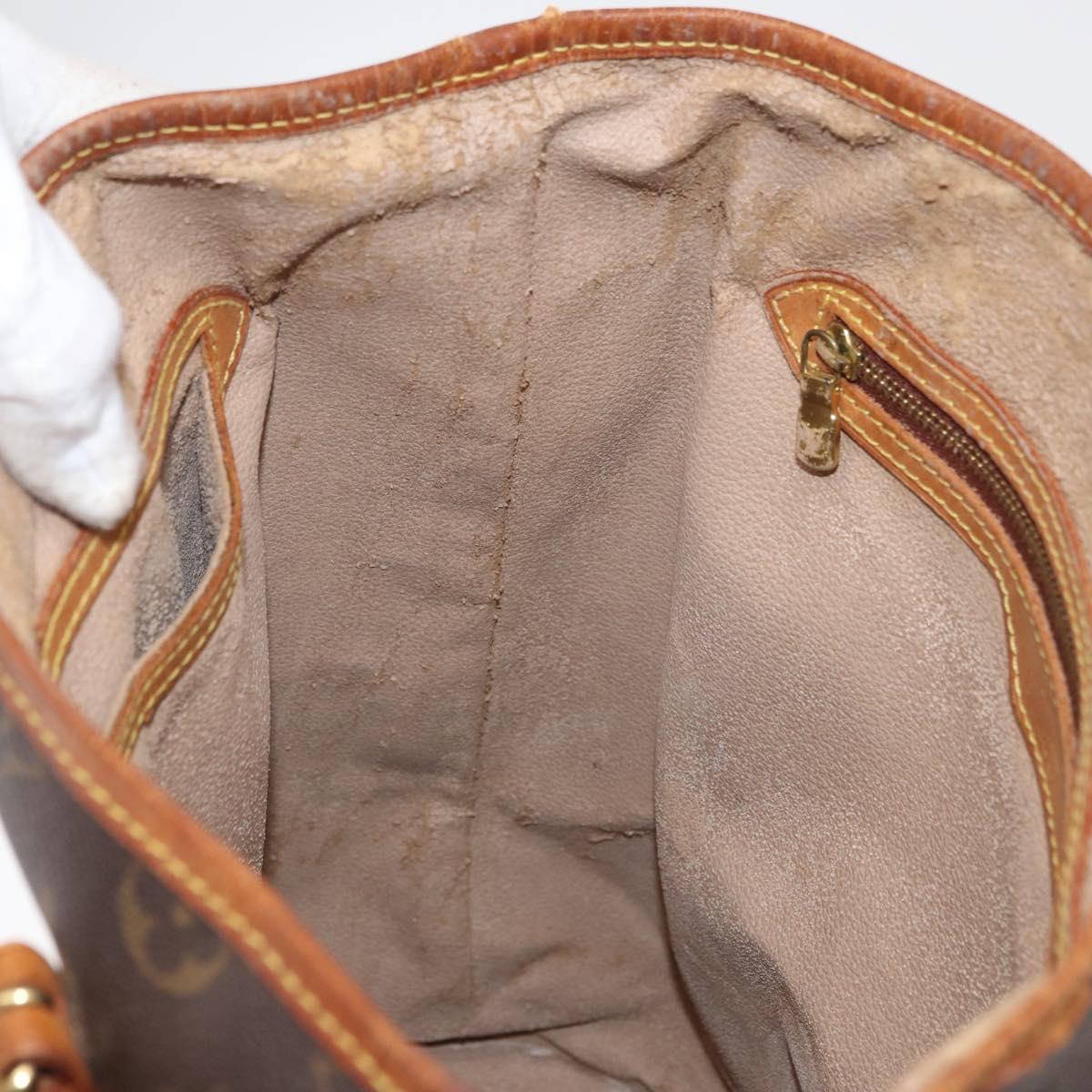 LOUIS VUITTON Monogram Bucket GM Shoulder Bag M42236 LV Auth 178948