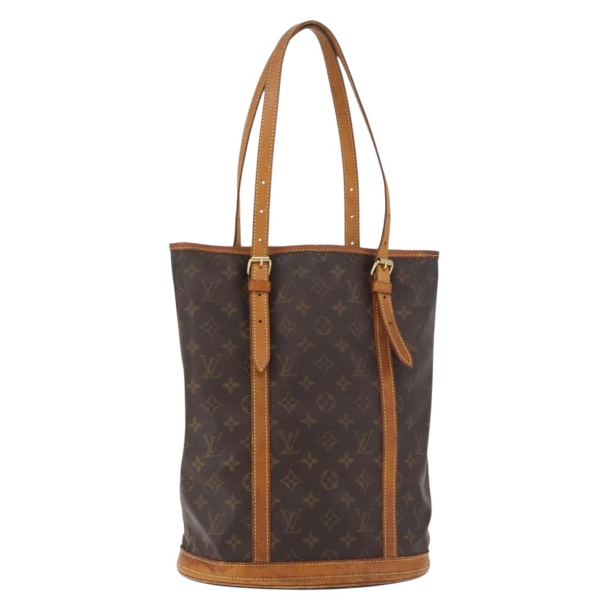 LOUIS VUITTON Monogram Bucket GM Shoulder Bag M42236 LV Auth 178948
