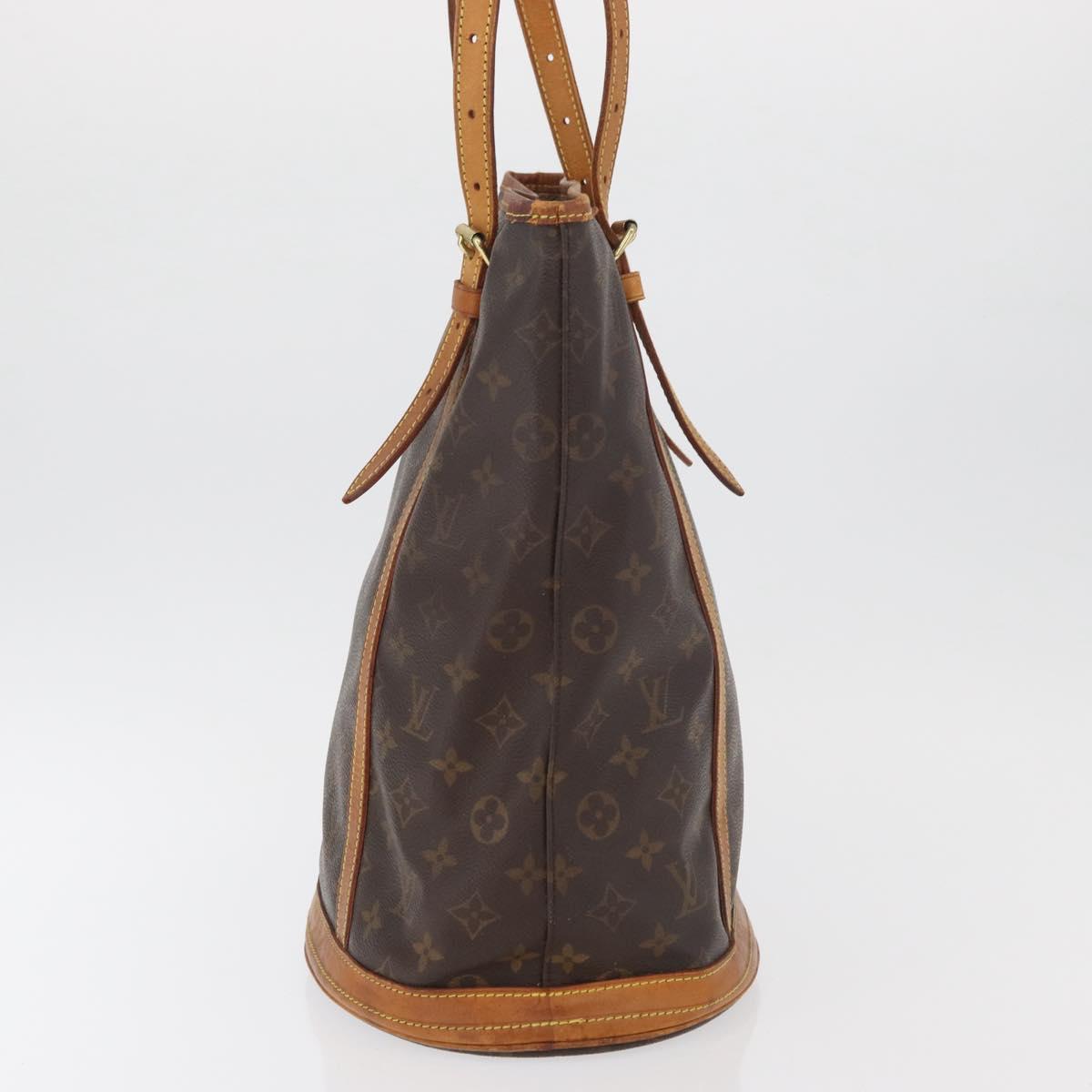 LOUIS VUITTON Monogram Bucket GM Shoulder Bag M42236 LV Auth 178948