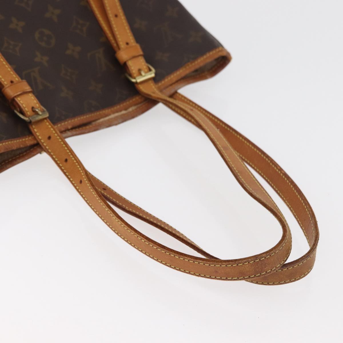 LOUIS VUITTON Monogram Bucket GM Shoulder Bag M42236 LV Auth 178948