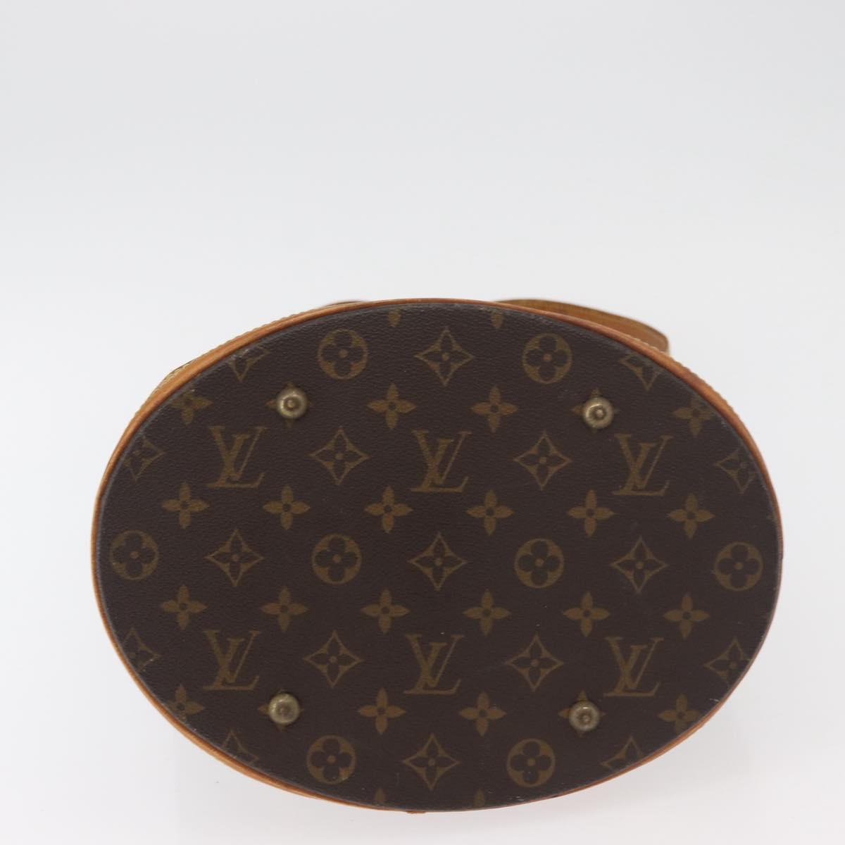 LOUIS VUITTON Monogram Bucket GM Shoulder Bag M42236 LV Auth 178948
