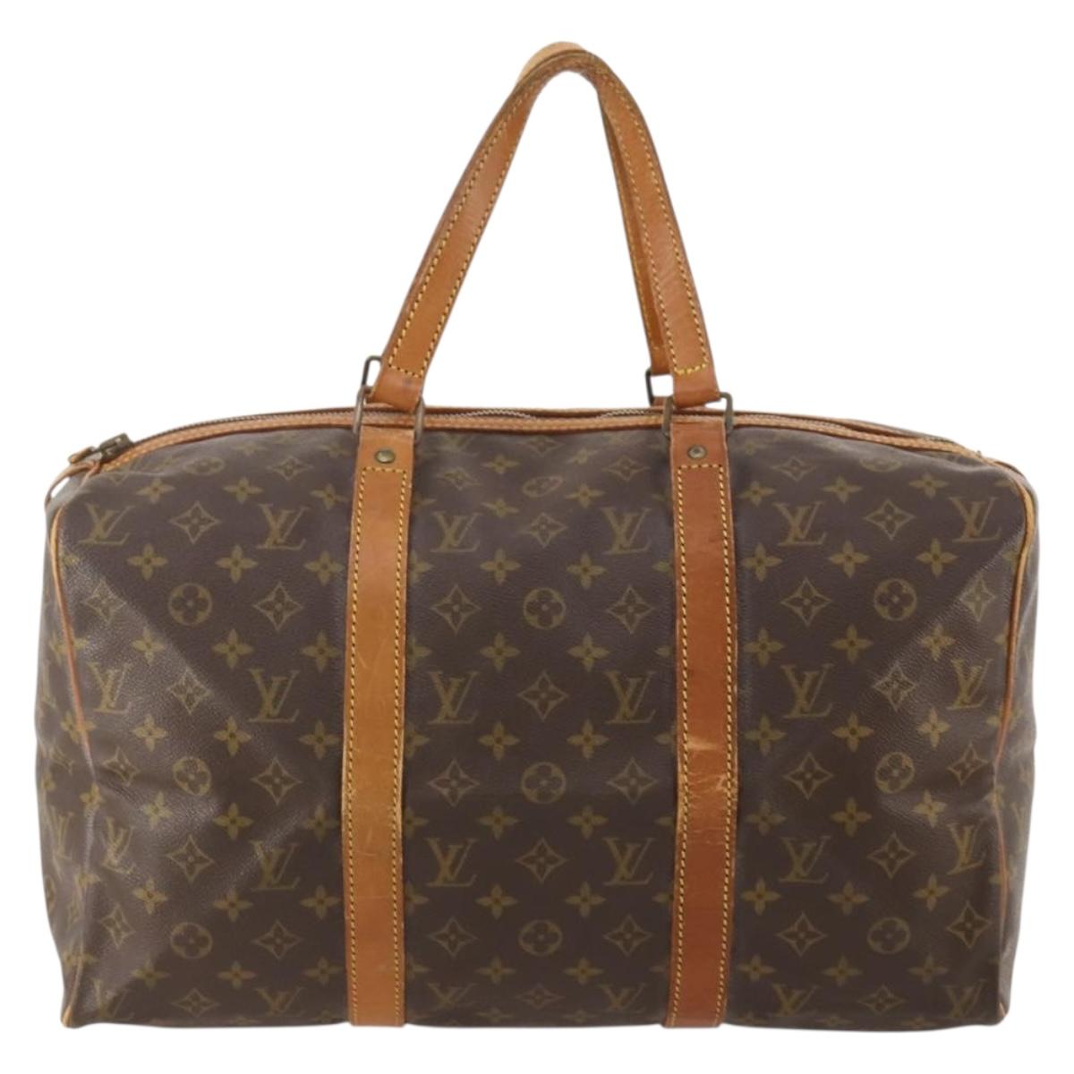 LOUIS VUITTON Monogram Sac Souple 45 Boston Bag M41624 LV Auth 178950