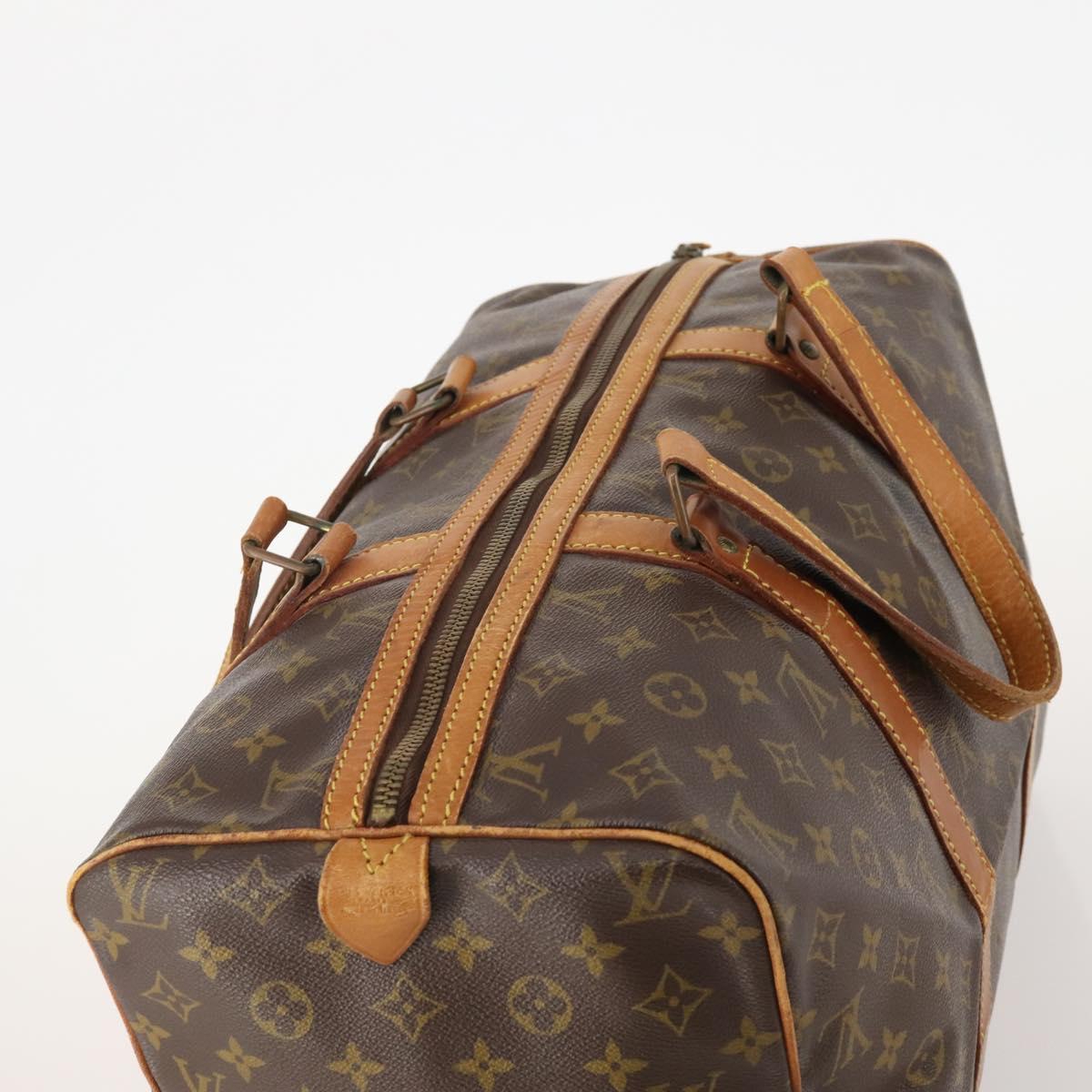 LOUIS VUITTON Monogram Sac Souple 45 Boston Bag M41624 LV Auth 178950
