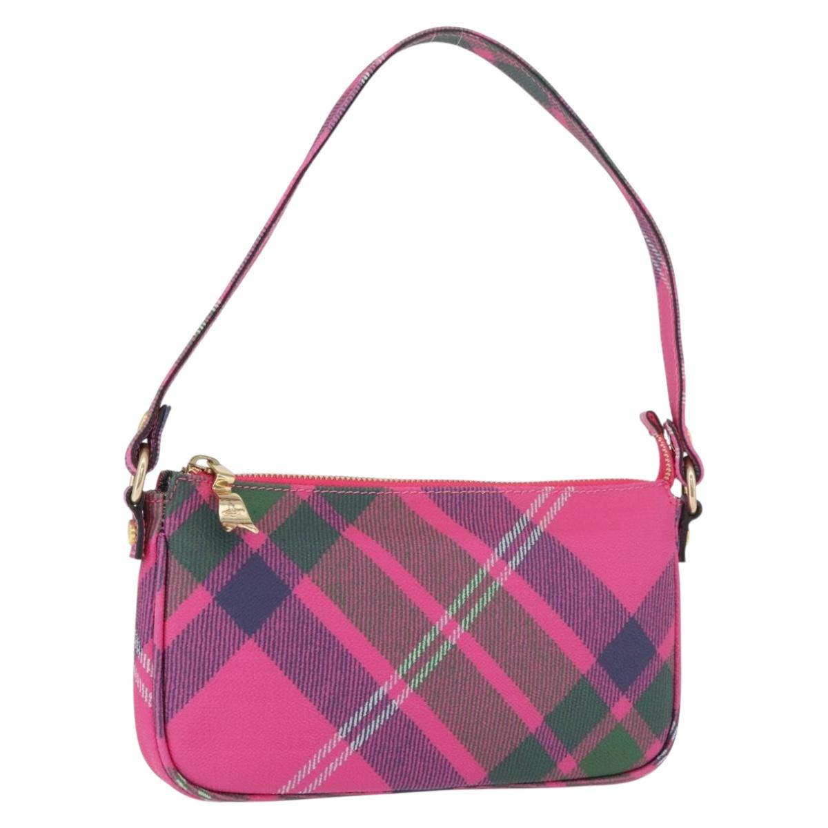 Vivienne Westwood Shoulder Bag PVC Pink Gold Auth 178973A