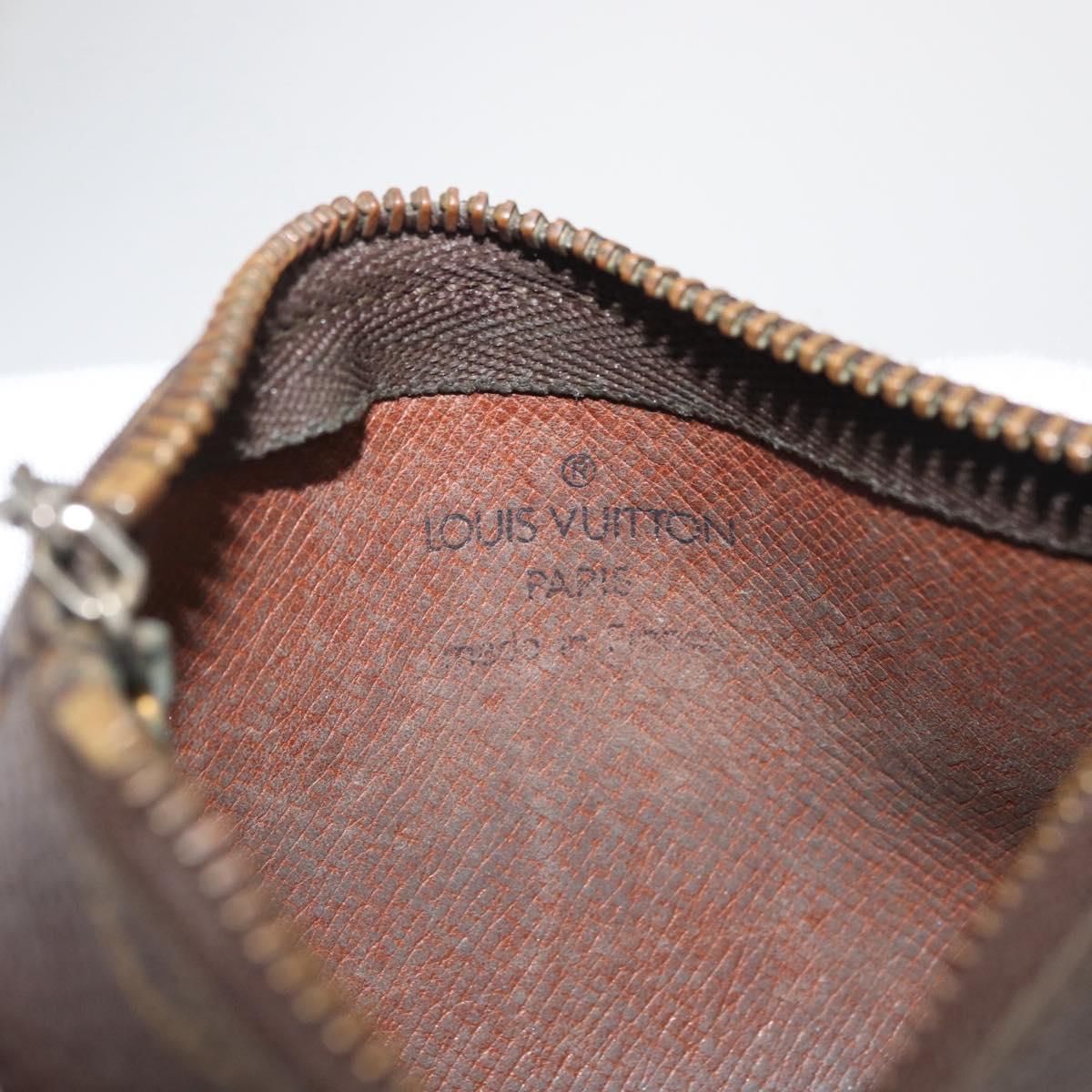 LOUIS VUITTON Monogram Pochette Cles Coin Purse M62650 LV Auth 178975