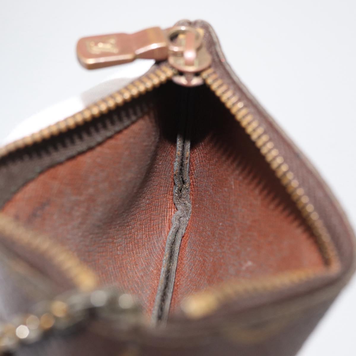 LOUIS VUITTON Monogram Pochette Cles Coin Purse M62650 LV Auth 178975