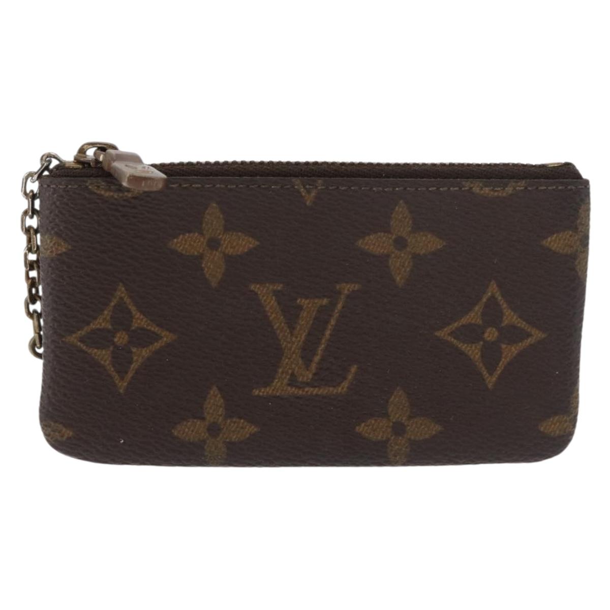 LOUIS VUITTON Monogram Pochette Cles Coin Purse M62650 LV Auth 178975