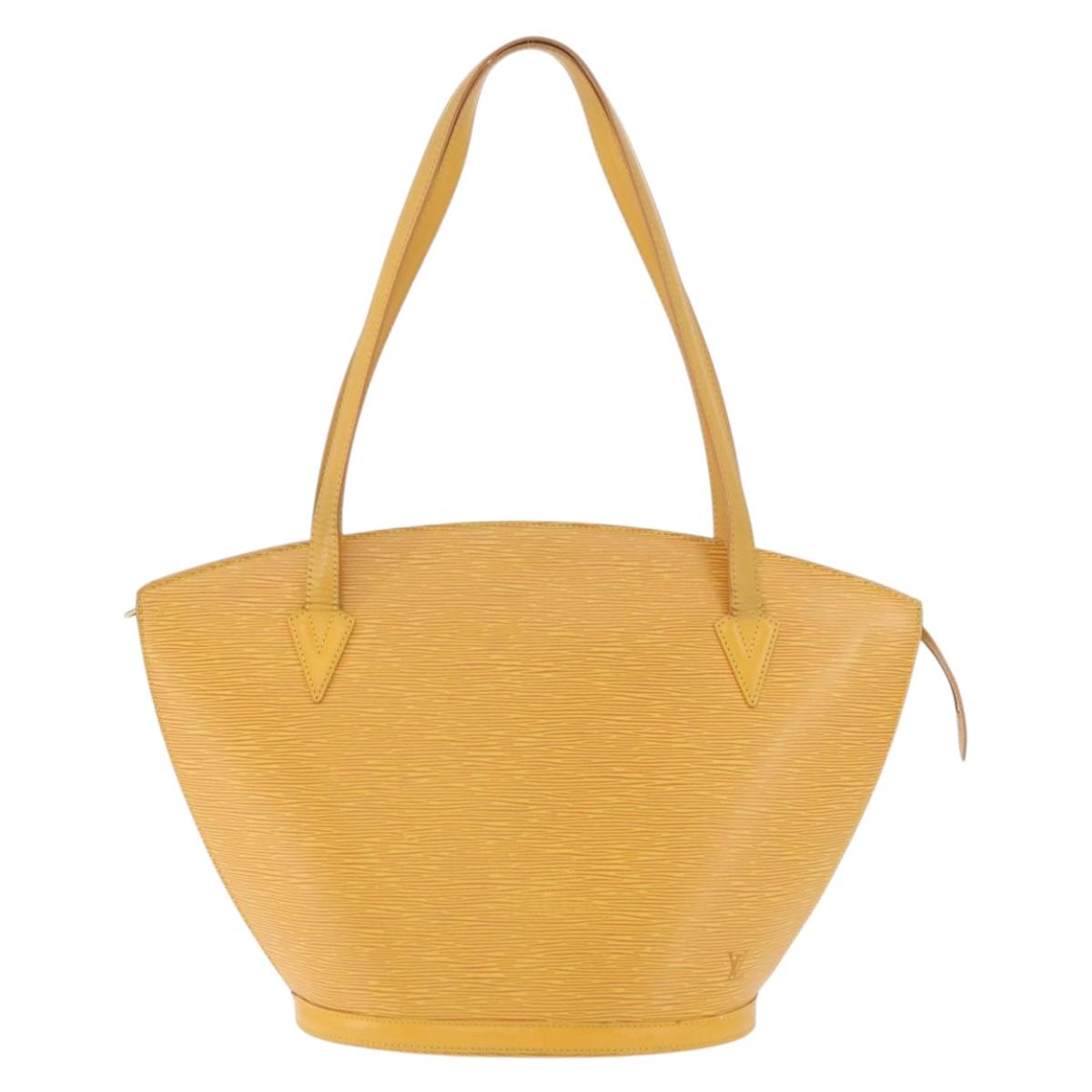 LOUIS VUITTON Epi Saint Jacques Shopping Bag Yellow M52269 LV Auth 178982