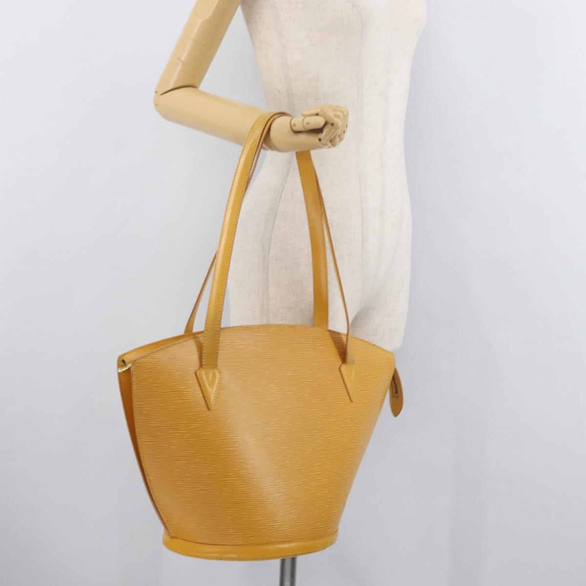 LOUIS VUITTON Epi Saint Jacques Shopping Bag Yellow M52269 LV Auth 178982