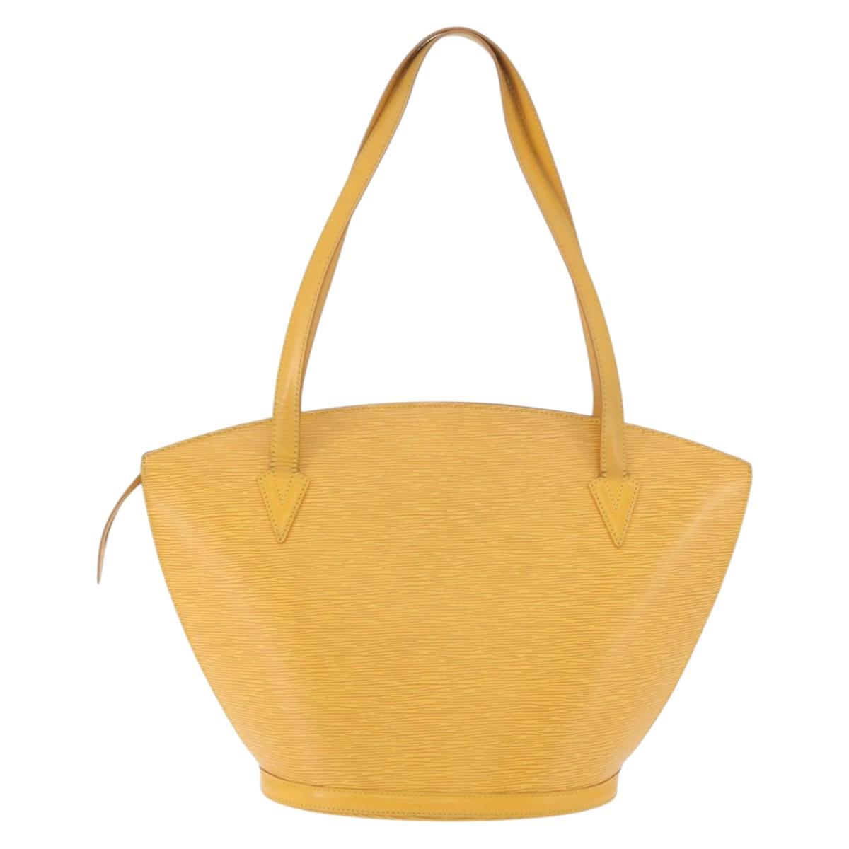 LOUIS VUITTON Epi Saint Jacques Shopping Bag Yellow M52269 LV Auth 178982