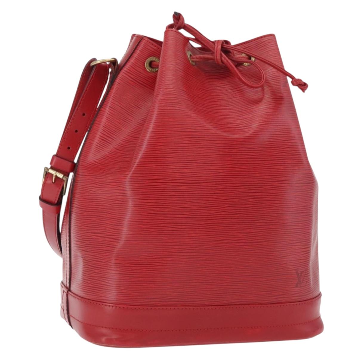 LOUIS VUITTON Epi Noe Shoulder Bag Red M44007 LV Auth 178986A