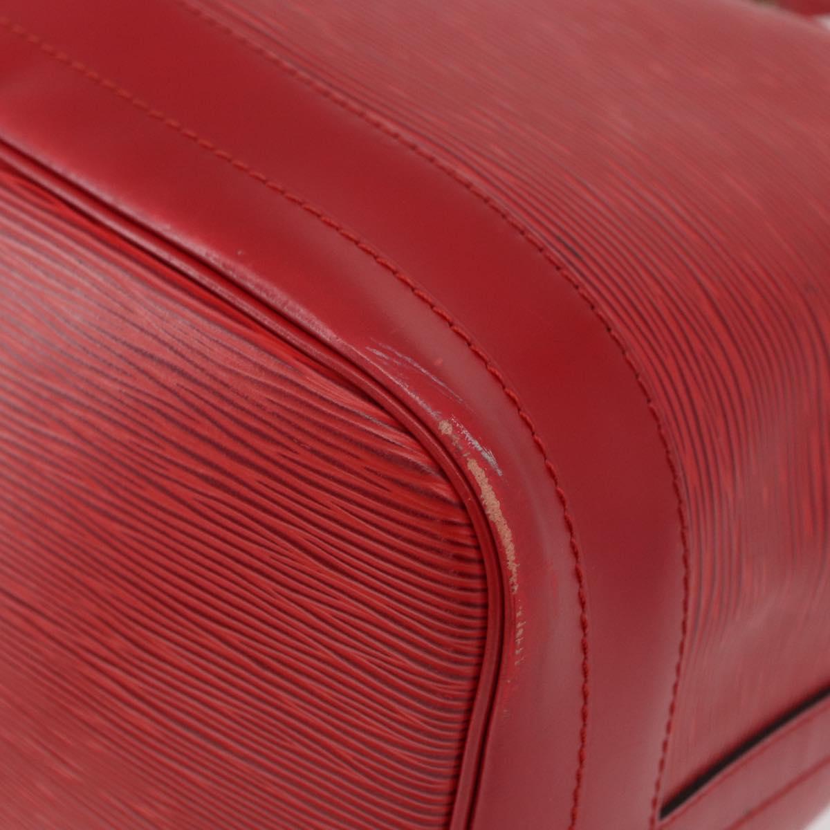 LOUIS VUITTON Epi Noe Shoulder Bag Red M44007 LV Auth 178986A