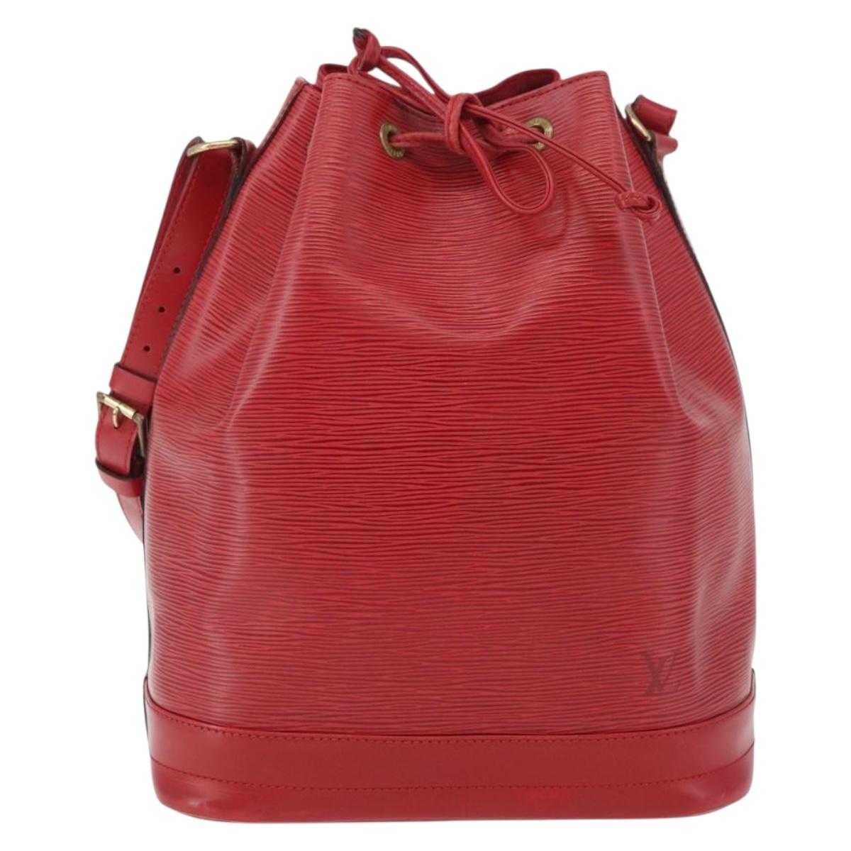 LOUIS VUITTON Epi Noe Shoulder Bag Red M44007 LV Auth 178986A