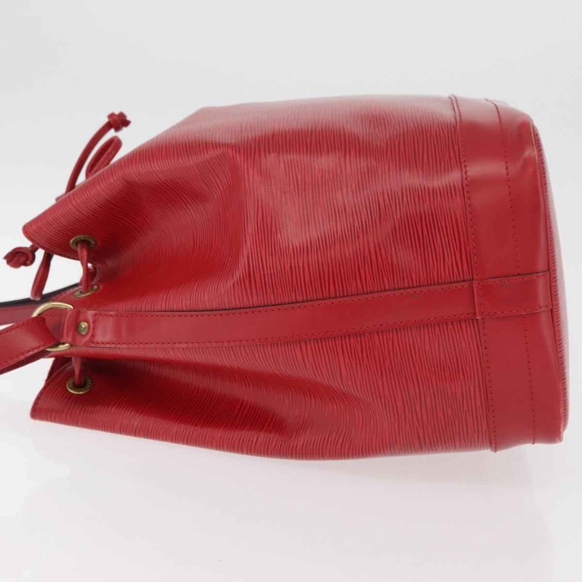 LOUIS VUITTON Epi Noe Shoulder Bag Red M44007 LV Auth 178986A