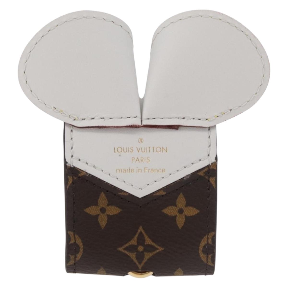 LOUIS VUITTON Monogram Etui Earphone Mouse Earphone Case GI0447 LV Auth 178997M